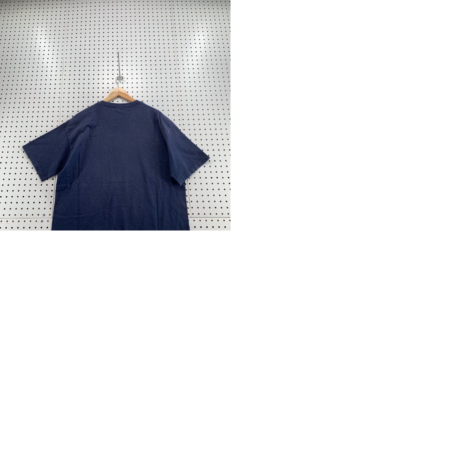 Chaps Vintage Chaps Ralph Lauren Shirt Mens L Navy USA flag Short Sleeve Crew Neck 23X29 Cotton Blend T-Shirt Size US L / EU 52-54 / 3 - 9 Thumbnail