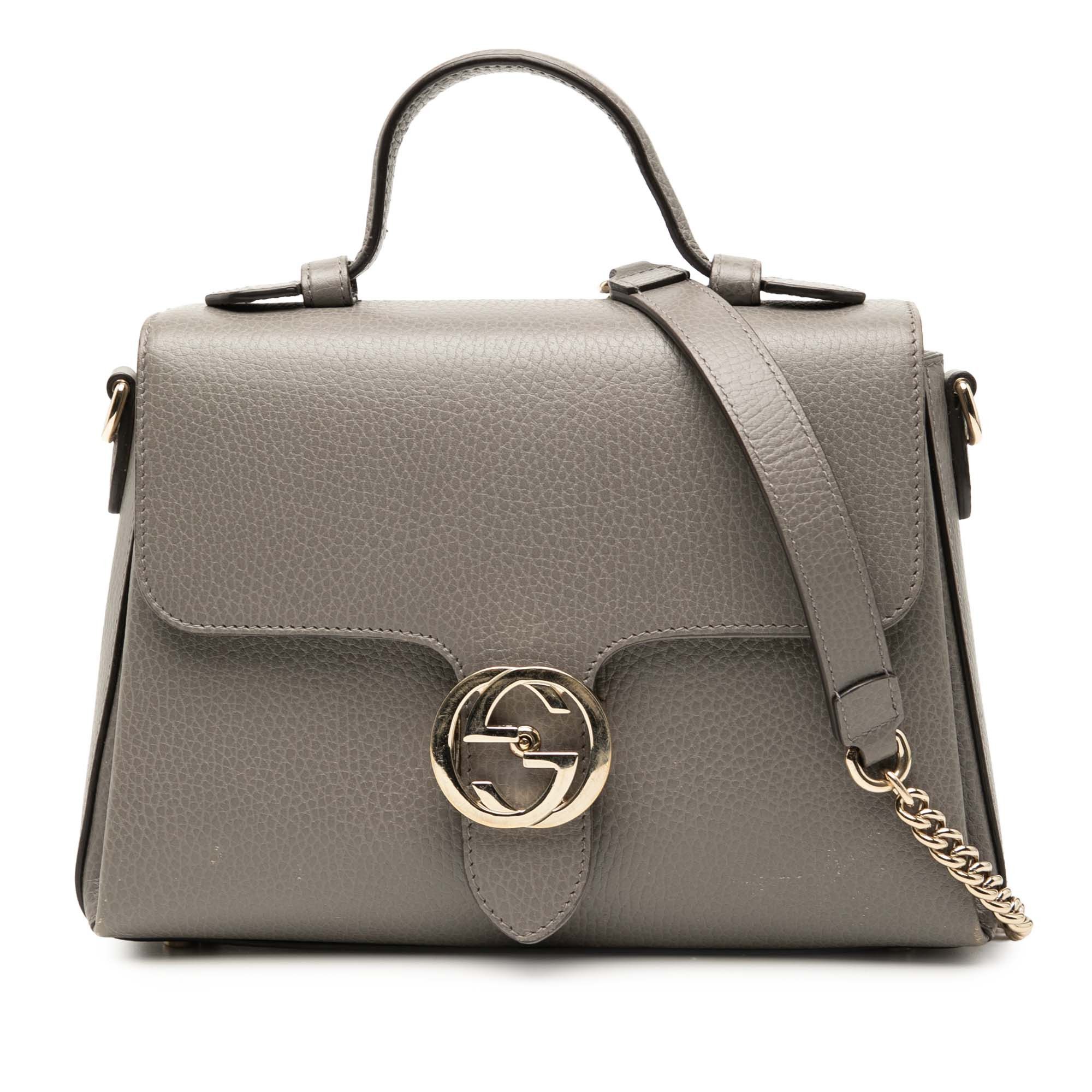 Gucci Small Dollar Calf Interlocking G Satchel Size ONE SIZE - 1 Thumbnail
