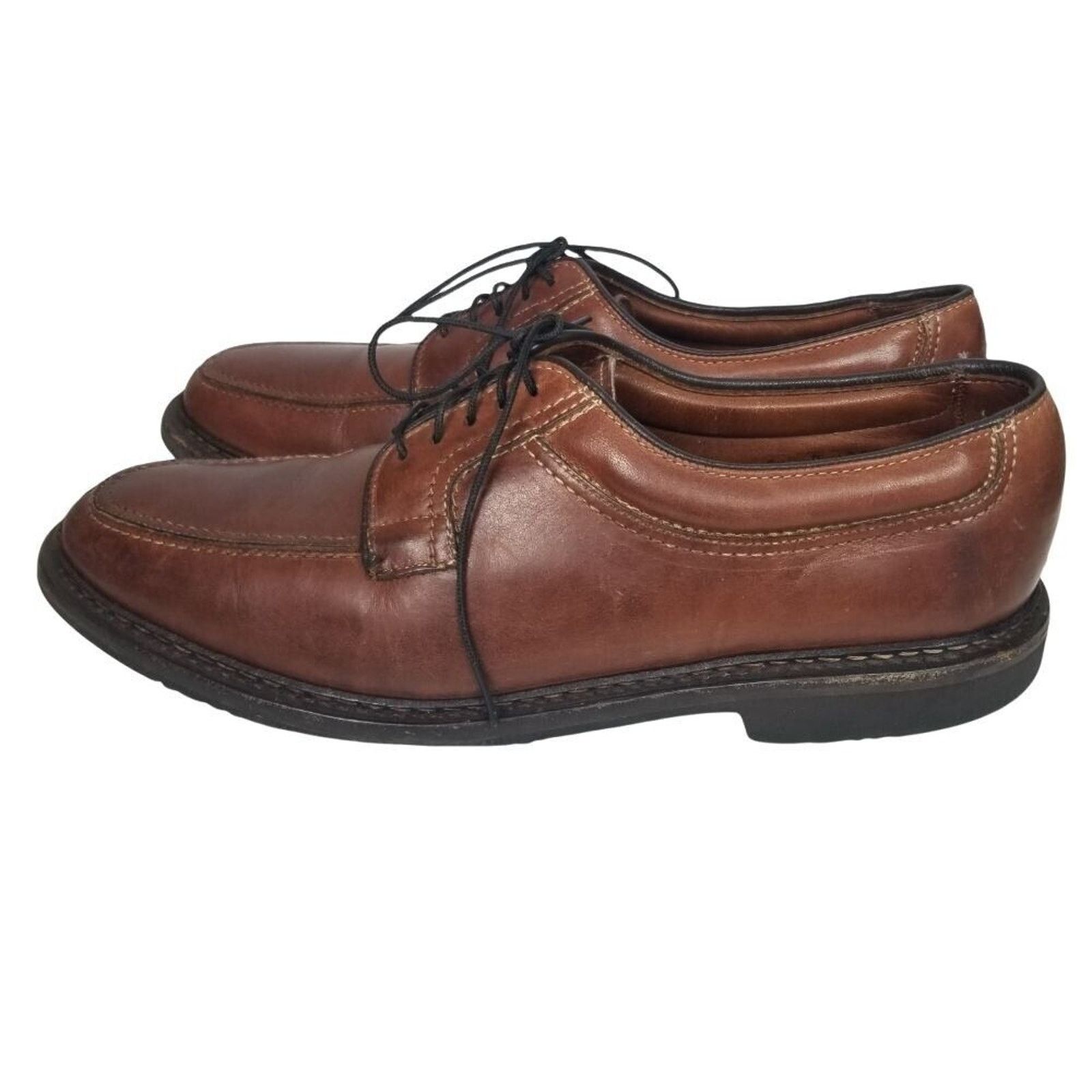 Allen Edmonds Allen Edmonds Mens Wilbert Leather Lace Up Dress Shoes 9.5 Size US 9.5 / EU 42-43 - 4 Thumbnail