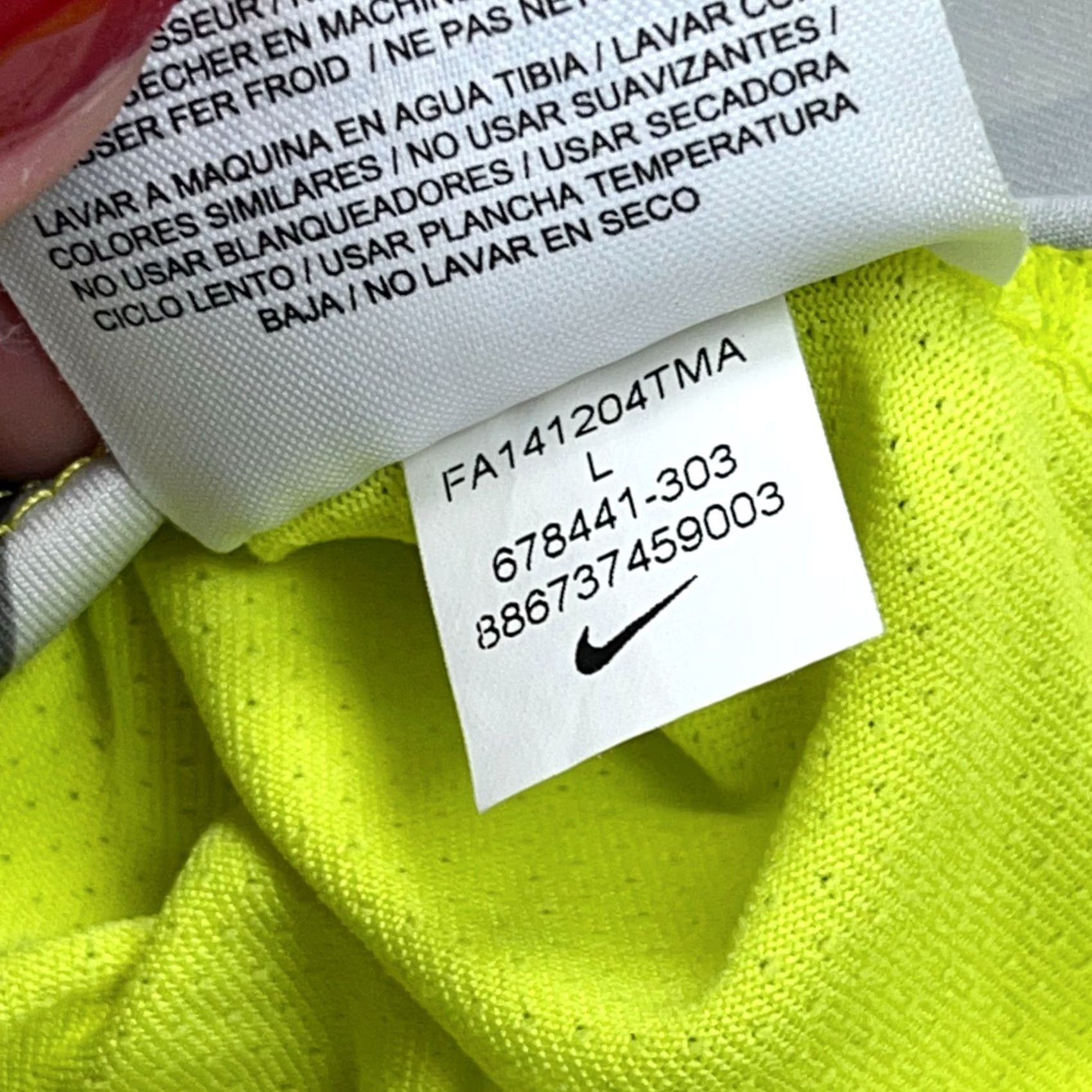 Nike Nike Polo Shirt Men L Yellow Gray Dri-Fit Tour Performance Golf Geometric Size US L / EU 52-54 / 3 - 4 Thumbnail