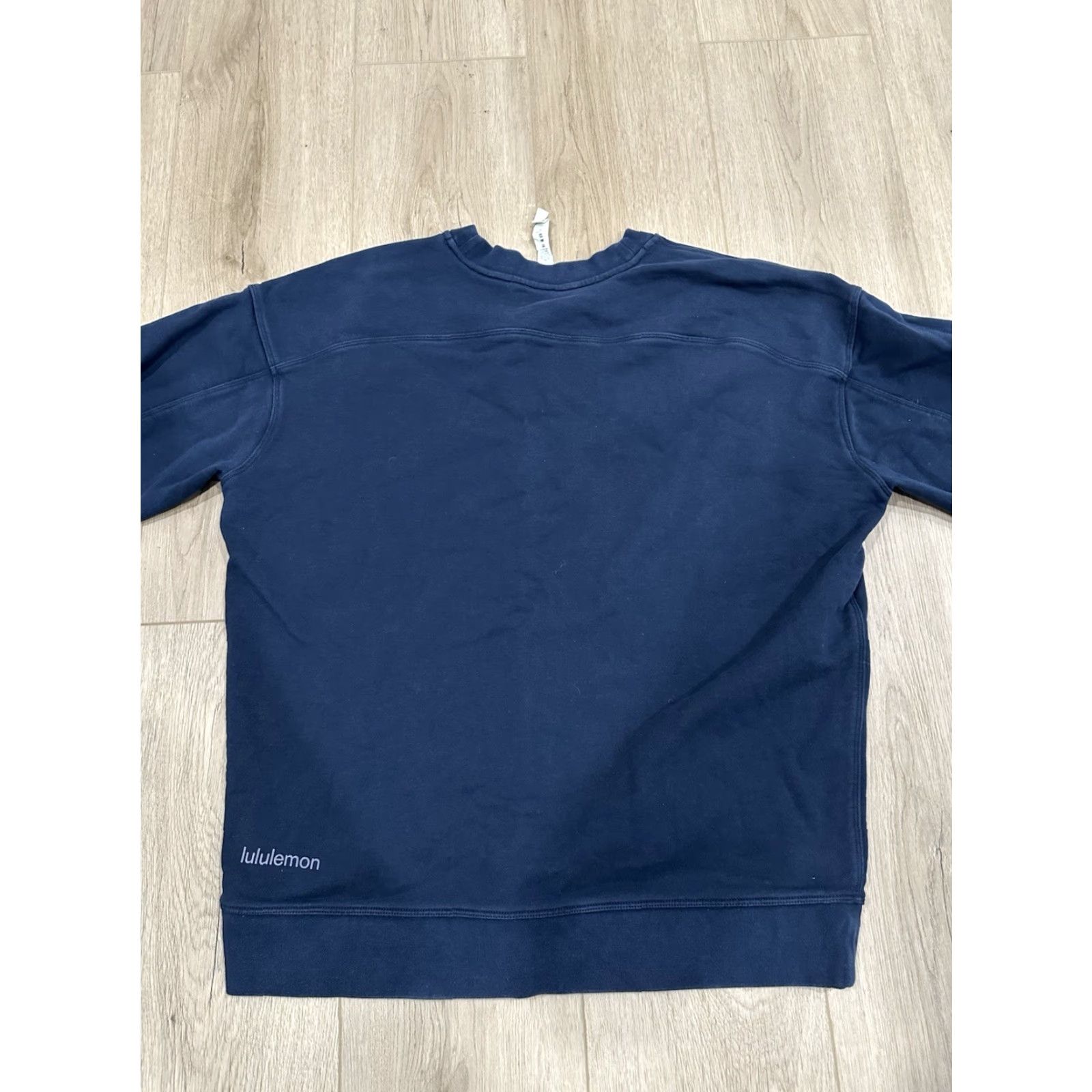 Lululemon Lululemon Sweatshirt Long Sleeve Women Size 6 Navy Blue Pullover Activewear Shirt Size M / US 6-8 / IT 42-44 - 7 Thumbnail