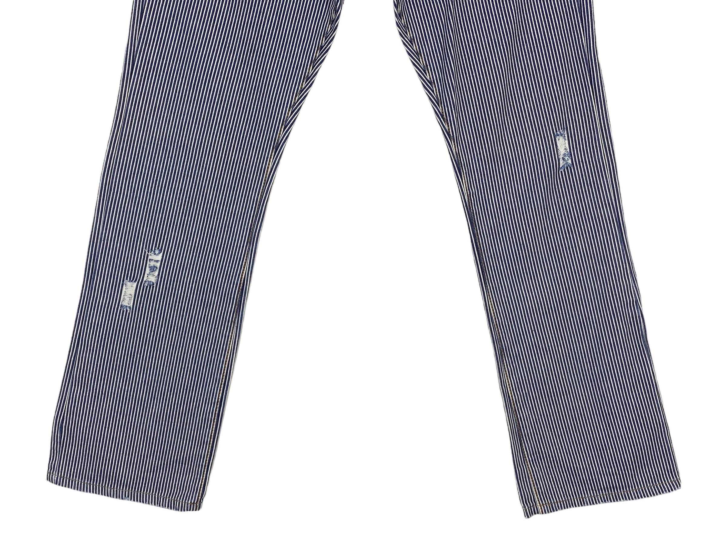 Japanese Brand DailyTropics Hickory Striped Pants Japanese Vintage Trousers Size US 29 - 5 Thumbnail