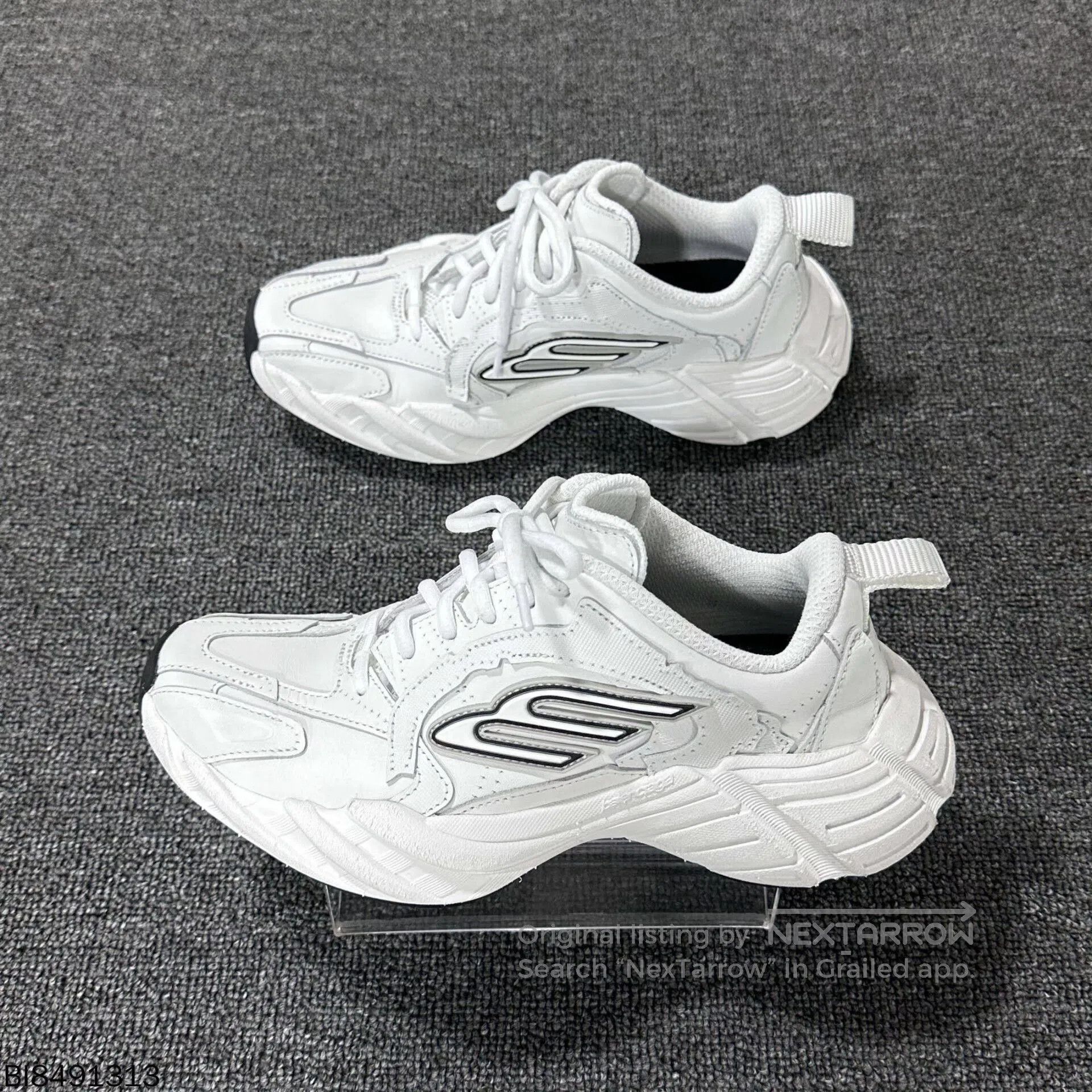 Balenciaga new white Monday sneakers by Balenciaga. Size US 5 / EU 37 - 1 Thumbnail