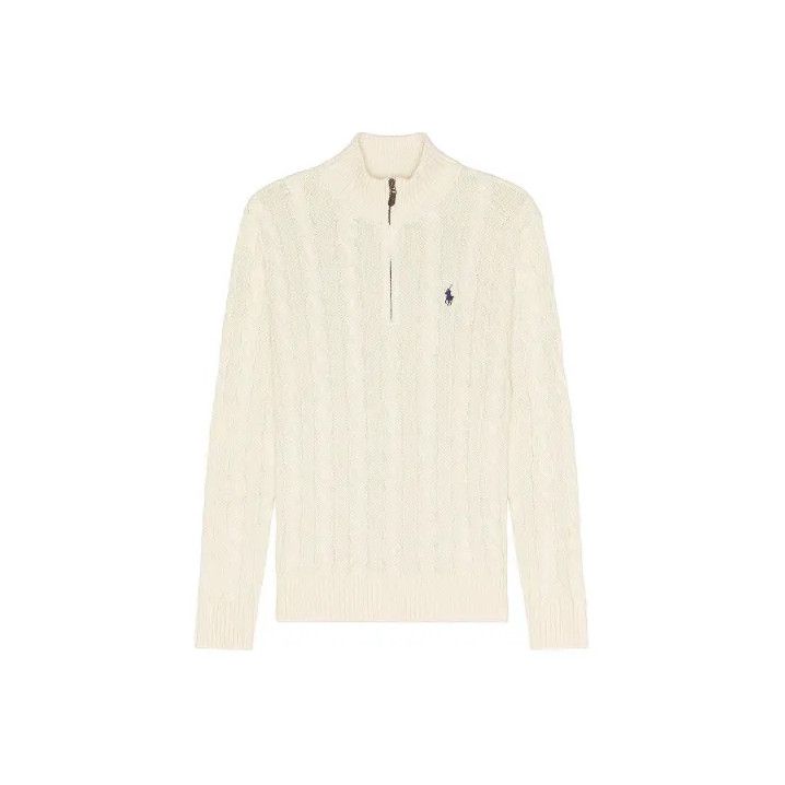 Polo Ralph Lauren Polo Ralph Lauren Solid Horse Embroidered Long-Sleeve Knit Size US L / EU 52-54 / 3 - 1 Thumbnail