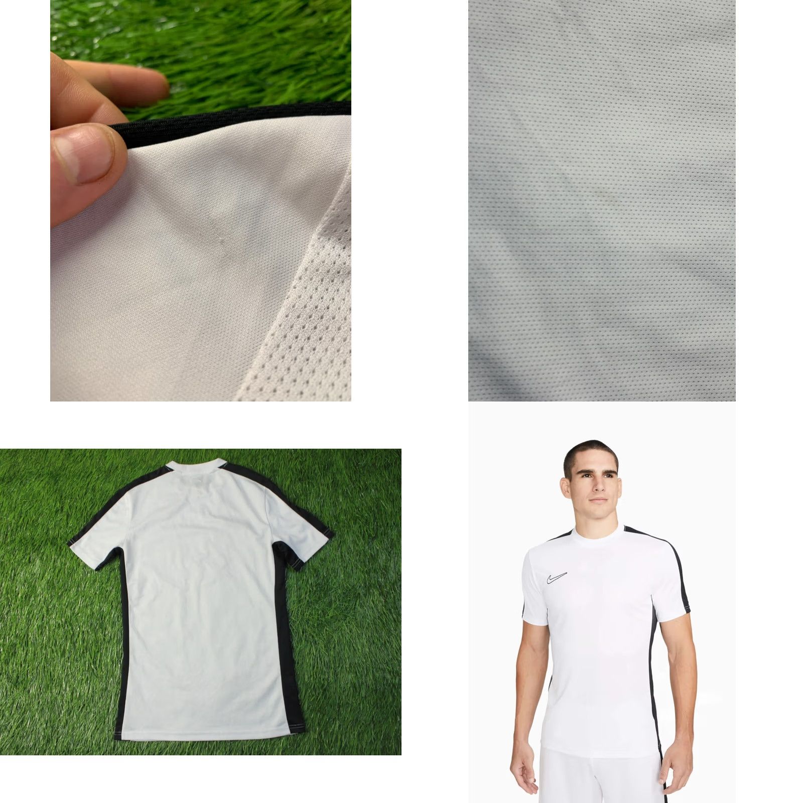 Nike Nike Academy Dri-FIT Shirt Men Football Jersey Tee S Small White and Black size S Size US S / EU 44-46 / 1 - 8 Thumbnail