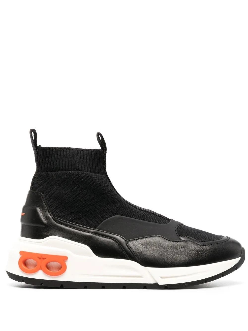 Salvatore Ferragamo o1y0426 Hi-Top Sneakers in Black Size US 5.5 / IT 35.5 - 1 Thumbnail