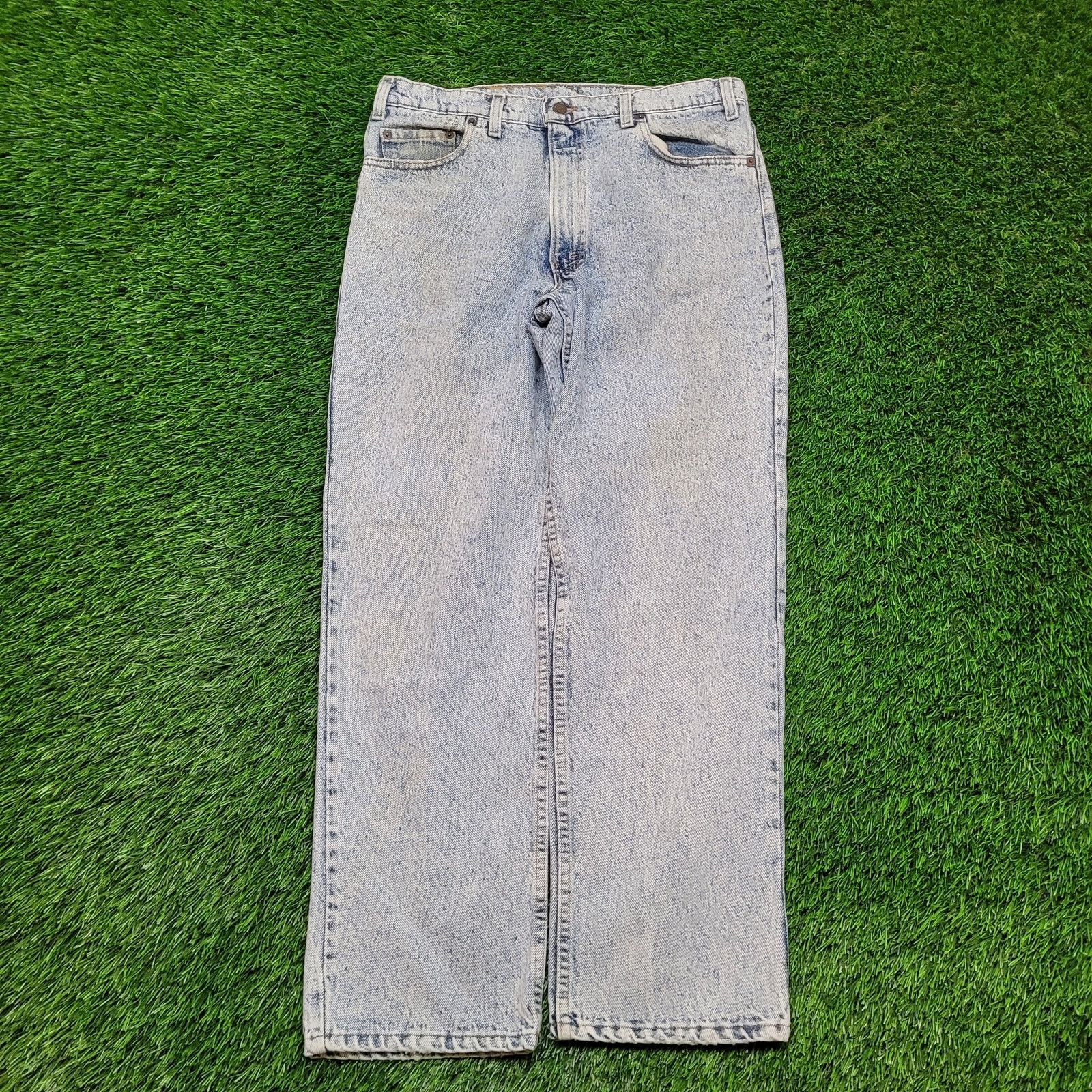 Levi's Vintage 90s Levi's 540 Jeans 33x29.5 USA Baggy Acid-Wash Size US 33 - 1 Thumbnail
