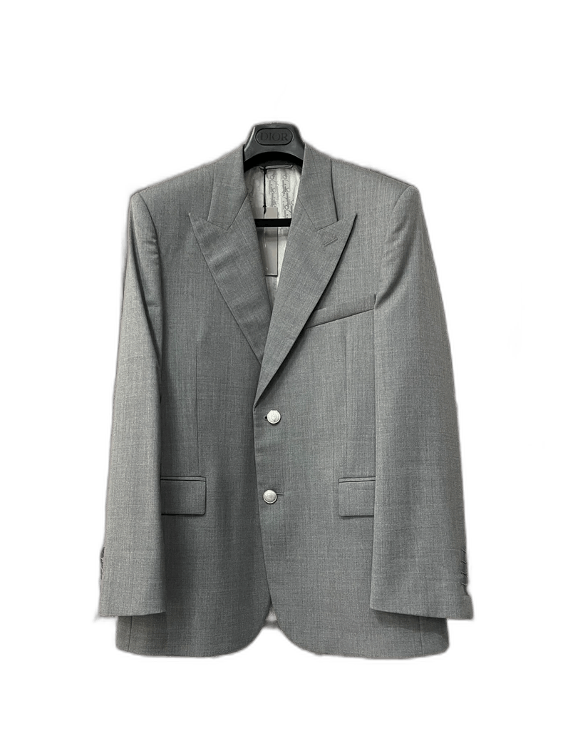 Dior Gray Blazer Size 44 Brand New