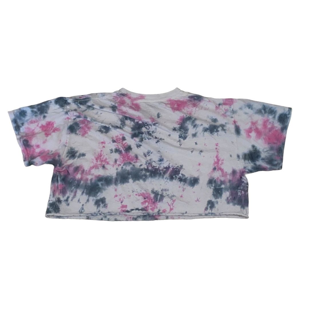 Gildan Cropped Tie-Dye T-Shirt Size L / US 10 / IT 46 - 2 Thumbnail
