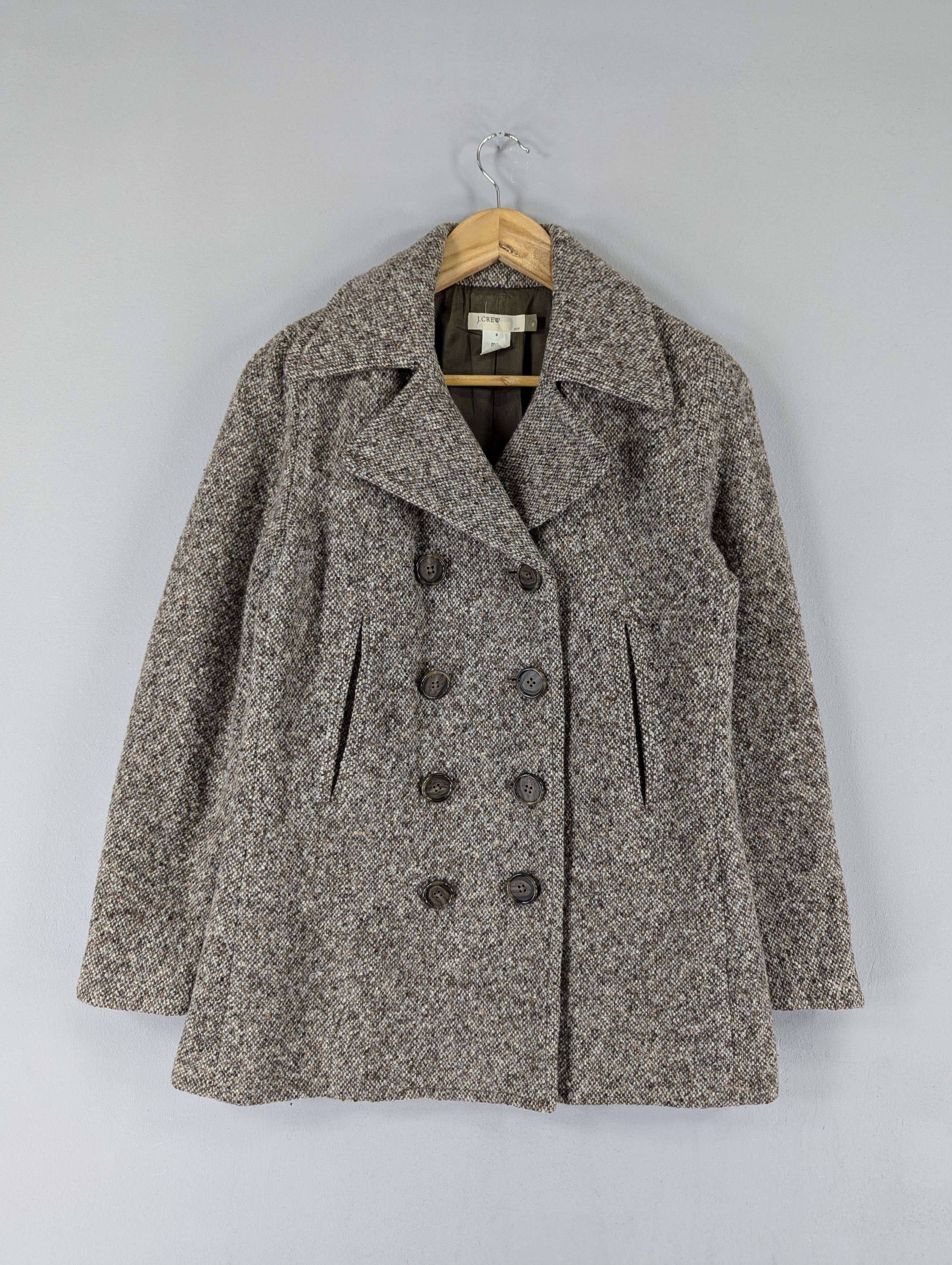 J.Crew Women's J.CREW Double Breasted Lined Wool Coat Jacket Size S Size S / US 4 / IT 40 - 1 Thumbnail