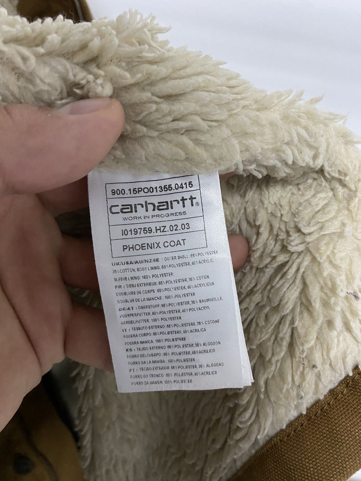 Carhartt × Vintage Carhartt Sherpa Jacket small logo phoenix coat Size US M / EU 48-50 / 2 - 5 Thumbnail