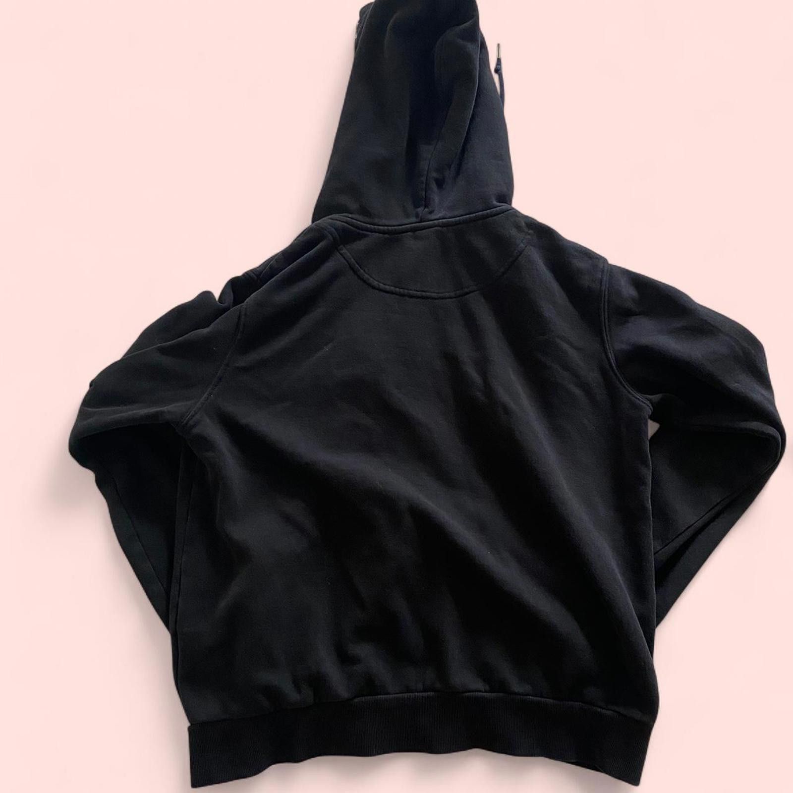 H&M Black zip-up hoodie with a relaxed fit Size S / US 4 / IT 40 - 4 Thumbnail
