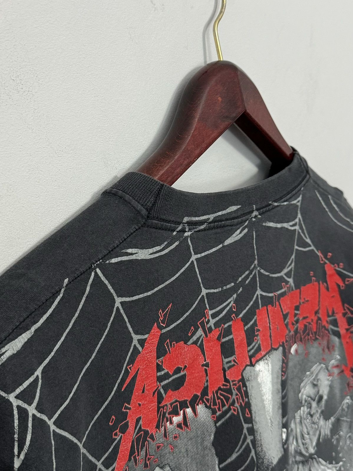 Band Tees × Metallica × Vintage Vintage Metallica 1992 Pushead All Over Print T-shirt Size US L / EU 52-54 / 3 - 11 Thumbnail