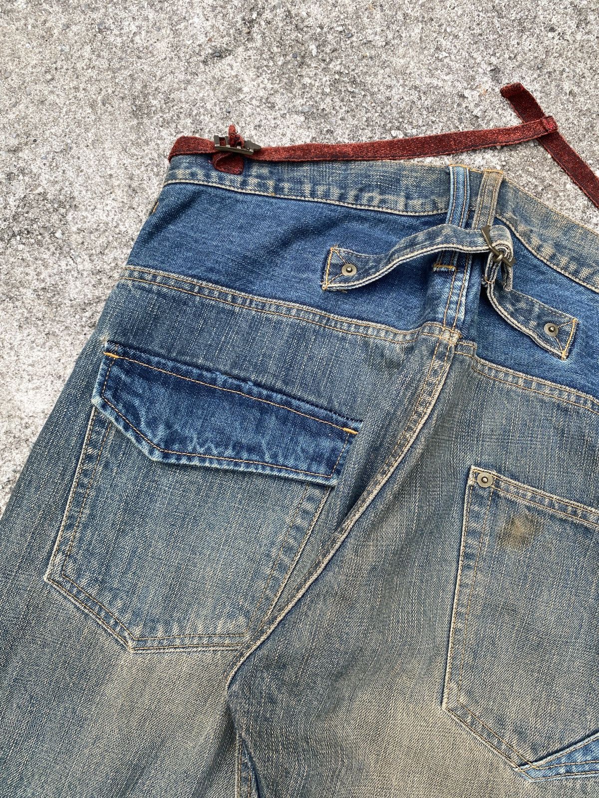 Japanese Brand Shapel Japan Rusty Distressed Denim Size US 32 / EU 48 - 13 Thumbnail