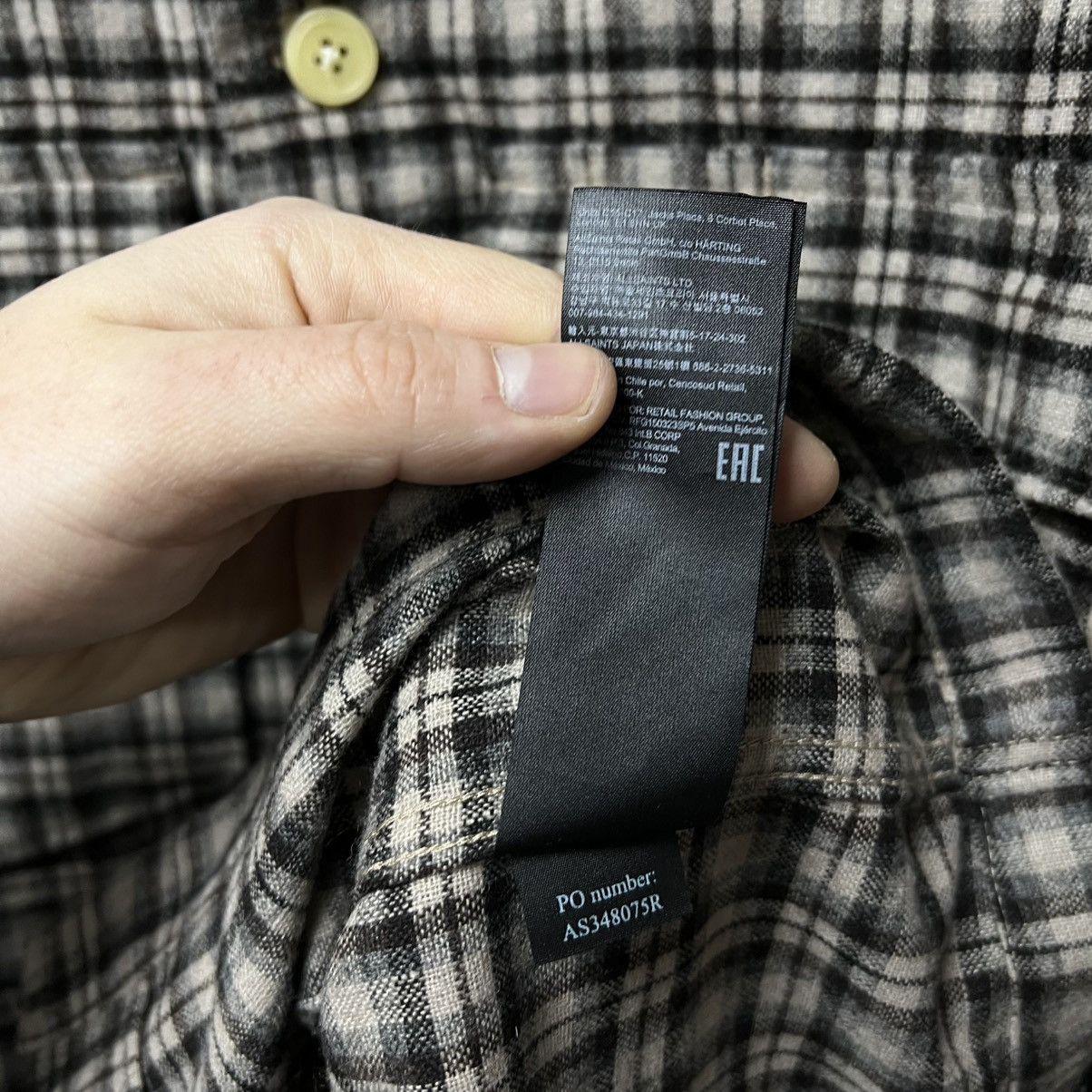 Allsaints AllSaints Burbank Flannel Shirt Button Up Overshirt Size US M / EU 48-50 / 2 - 13 Thumbnail
