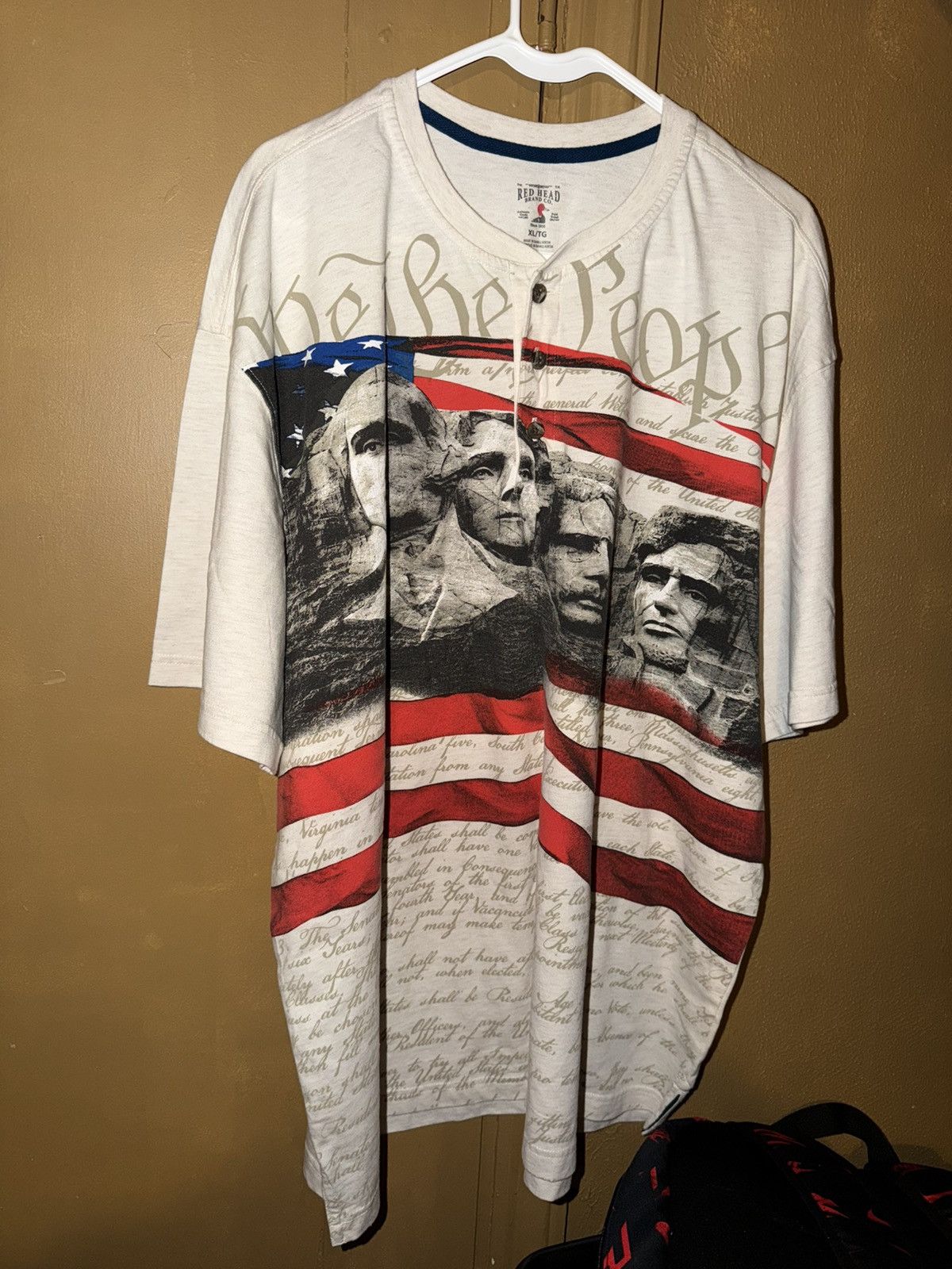Redhead Red Head Brand Co. We The People Mount Rushmore Shirt Size US XL / EU 56 / 4 - 21 Thumbnail