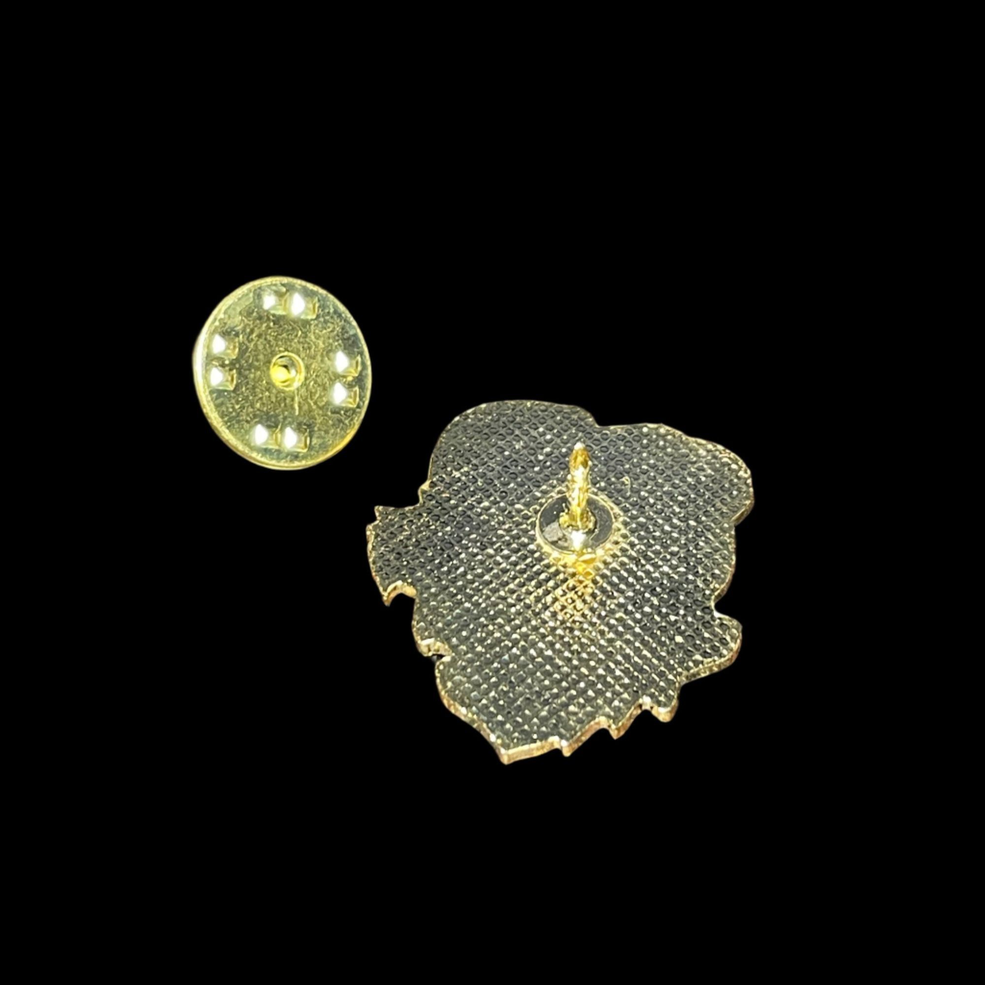 Vintage Classy French Female Brown Bear with Hat Enamel Brooch Pin V Size ONE SIZE - 4 Thumbnail