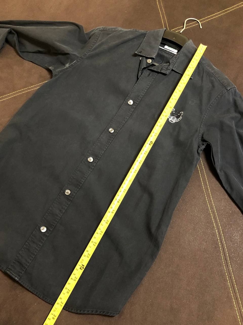 Kenzo Kenzo Paris Overshirt Black Logo Casual Fit Size US XS / EU 42 / 0 - 10 Thumbnail