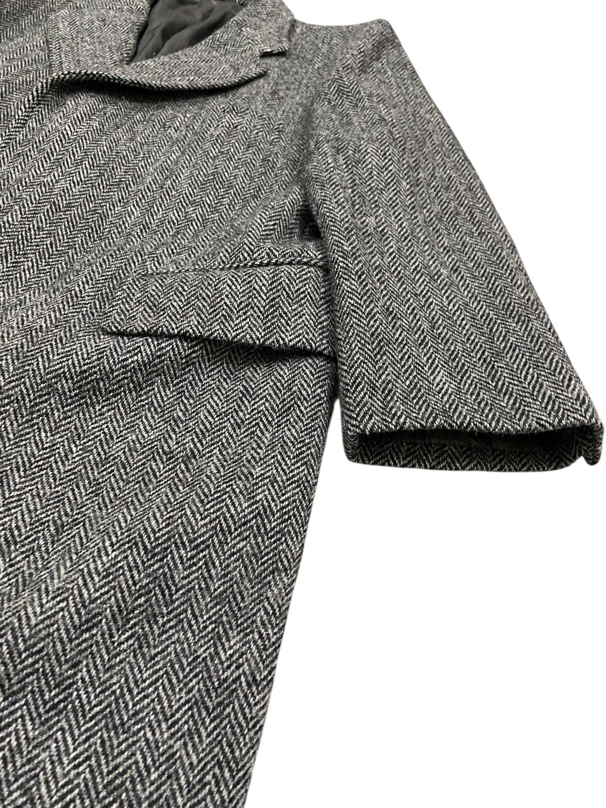 Harris Tweed Harris Tweed Wool Coat Jacket Grey Size US L / EU 52-54 / 3 - 6 Thumbnail