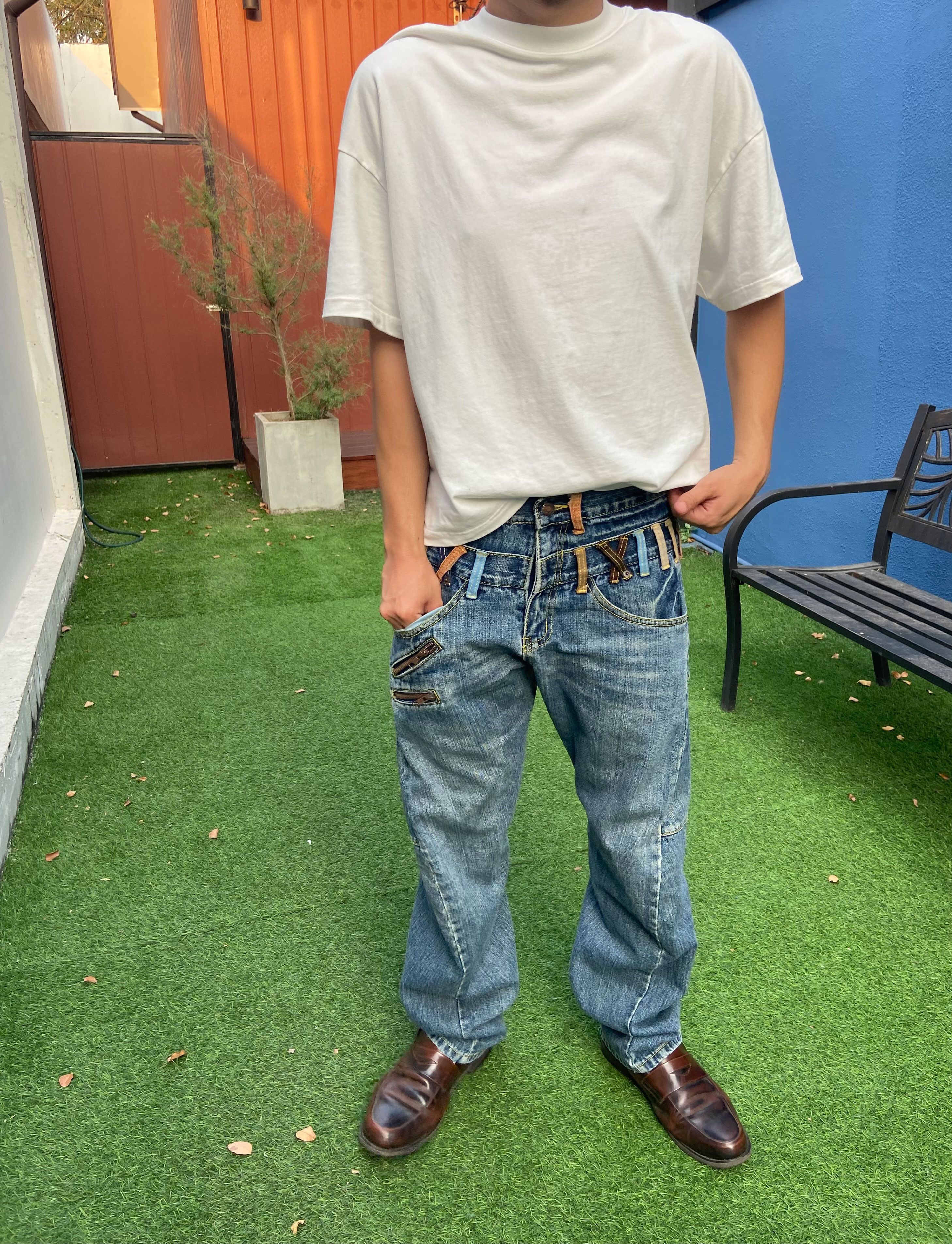 Japanese Brand Vintage breathmint by brthbreath double waist jeans Size US 32 / EU 48 - 2 Thumbnail