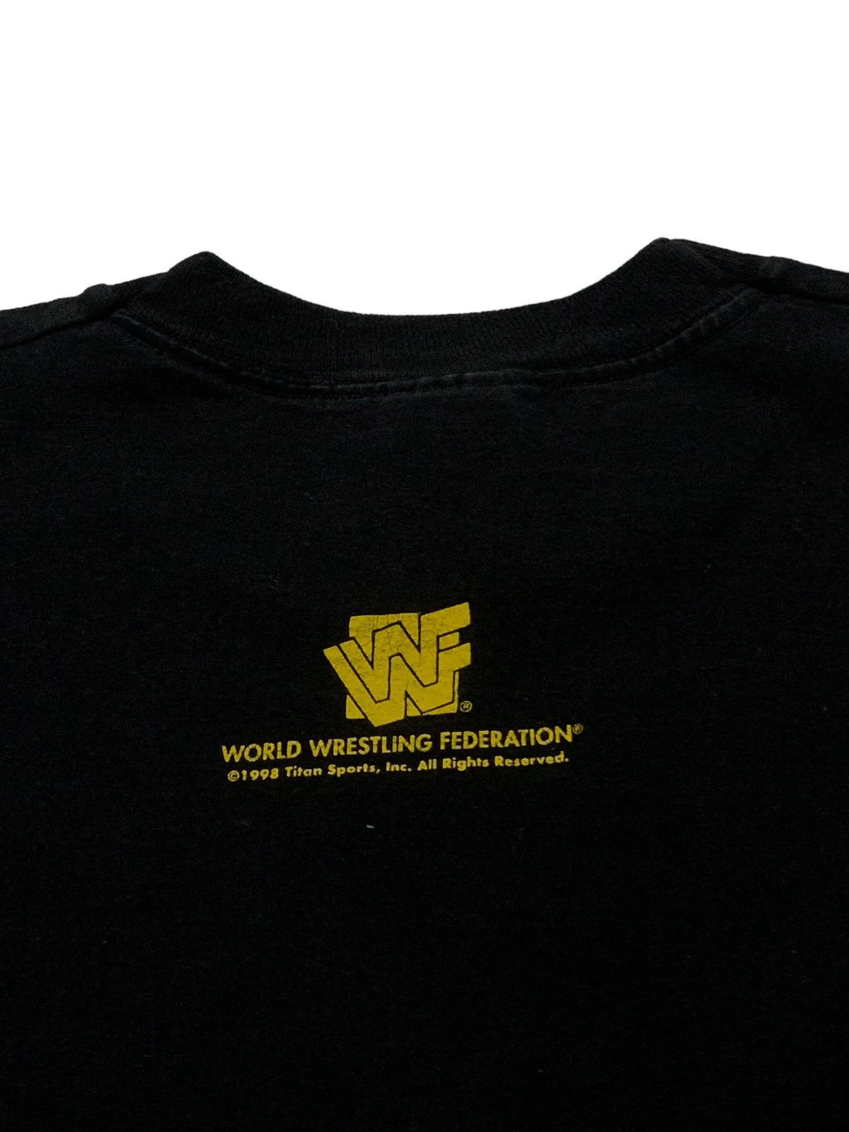 Vintage × WWE × WWF Vintage 90s Mankind Mike Foley AKA Cactus Jack Wanted Tshirt Size US L / EU 52-54 / 3 - 5 Thumbnail