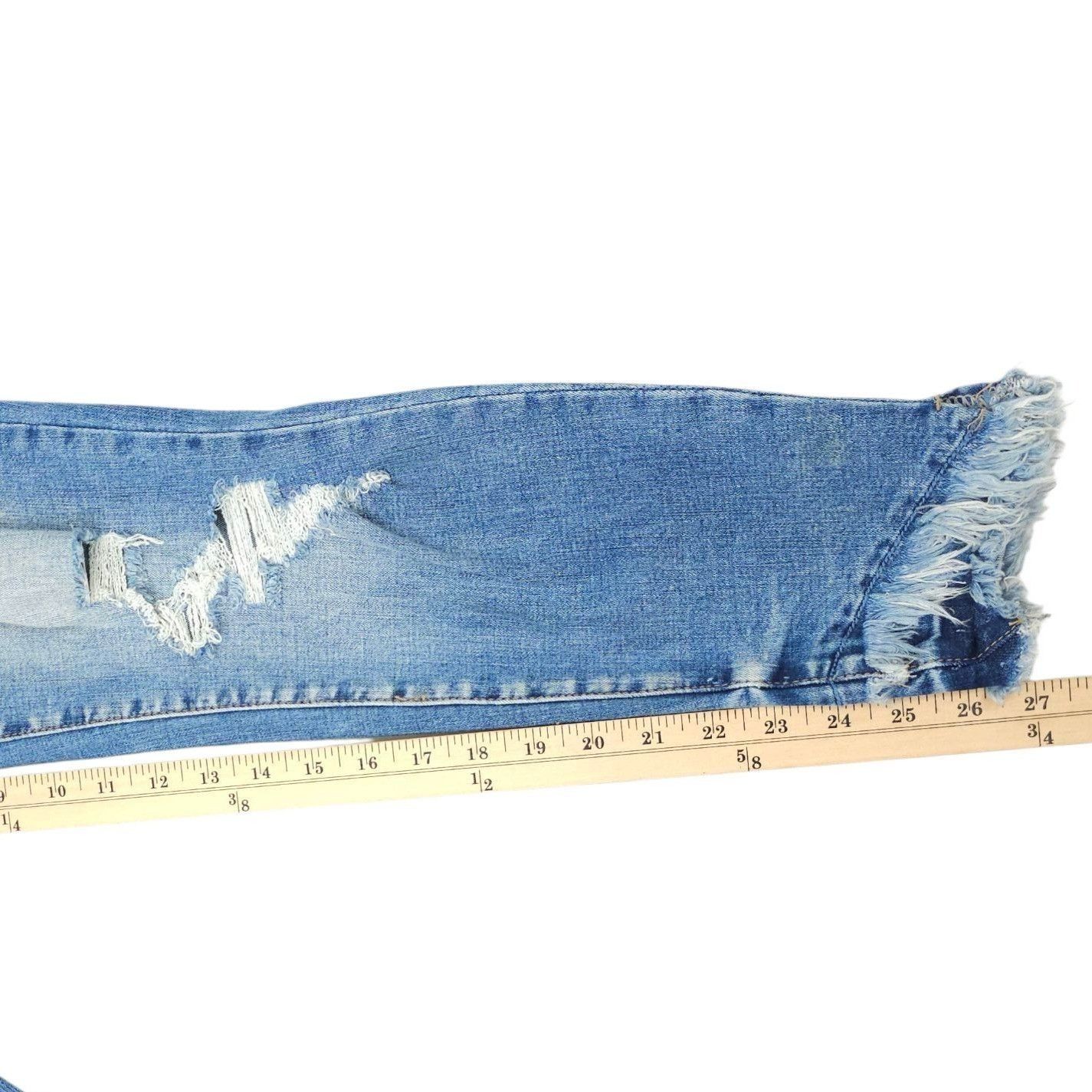 Kancan USA KanCan Nala Mid Rise Ankle Skinny Jeans Women 7/27 Distresse Size 28" / US 6 / IT 42 - 16 Thumbnail