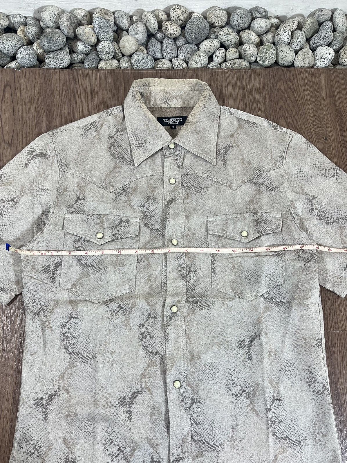 Tornado Mart Tornado Mart Snakeskin Western Shirt – Rare Japan Rock Y2K Size US S / EU 44-46 / 1 - 12 Thumbnail