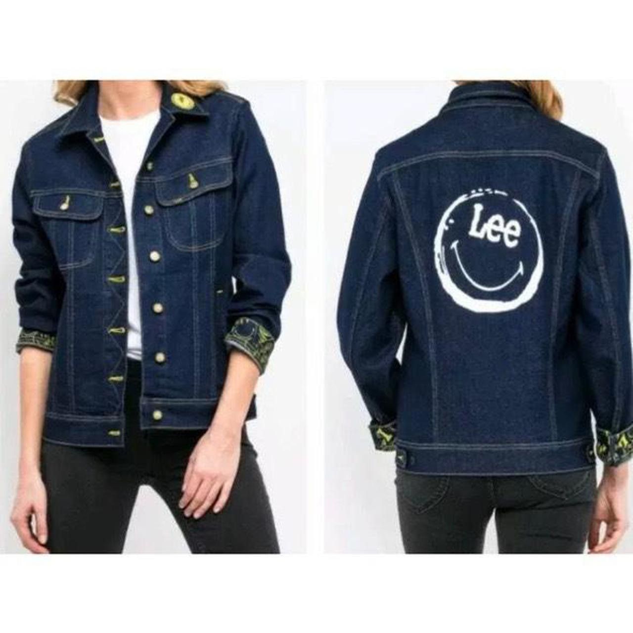 Lee Lee X Smiley collared Denim blue jeans Jacket M Size M / US 6-8 / IT 42-44 - 4 Thumbnail