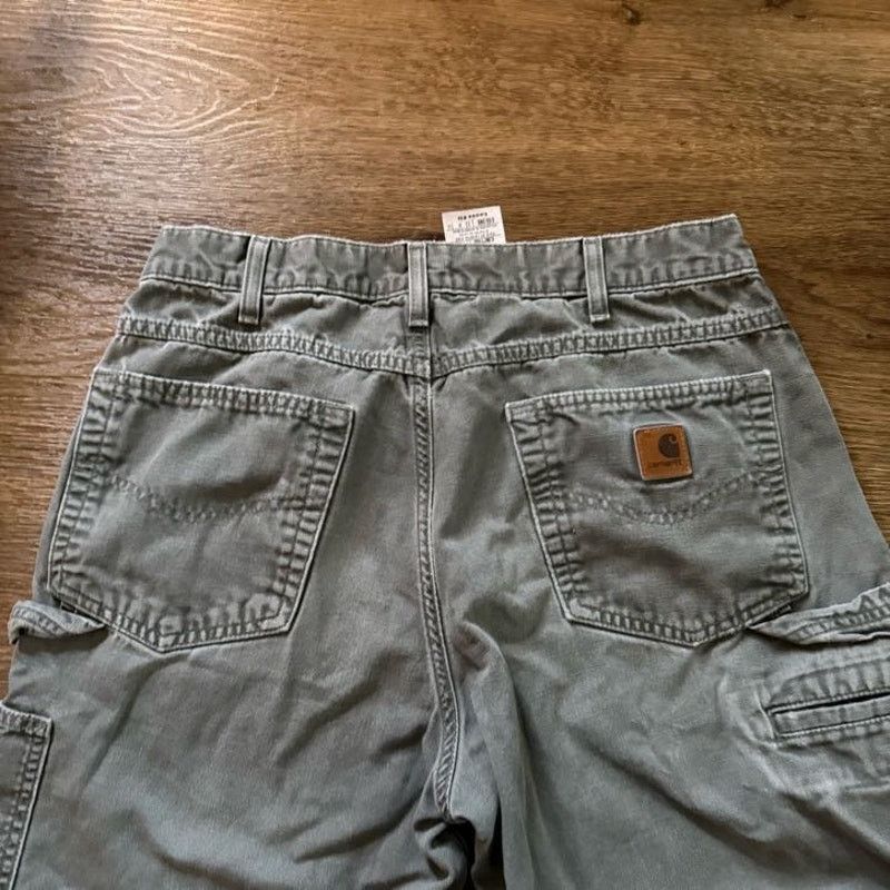 Carhartt Loose Fit Grey Carhartt Carpenter Pants Size US 32 / EU 48 - 6 Thumbnail