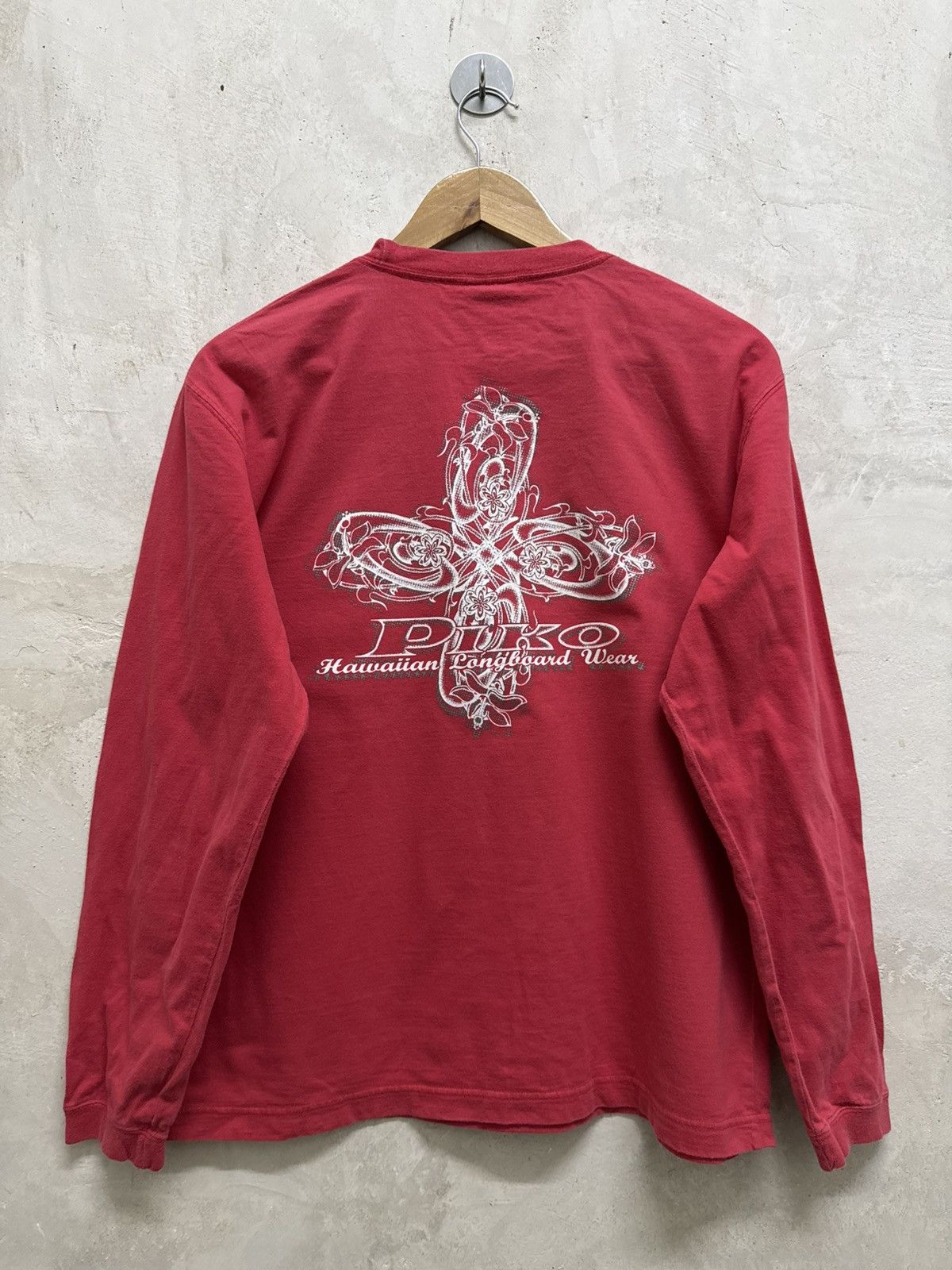 Japanese Brand 2000s Piko Surf L/S T Shirt Size US M / EU 48-50 / 2 - 1 Thumbnail