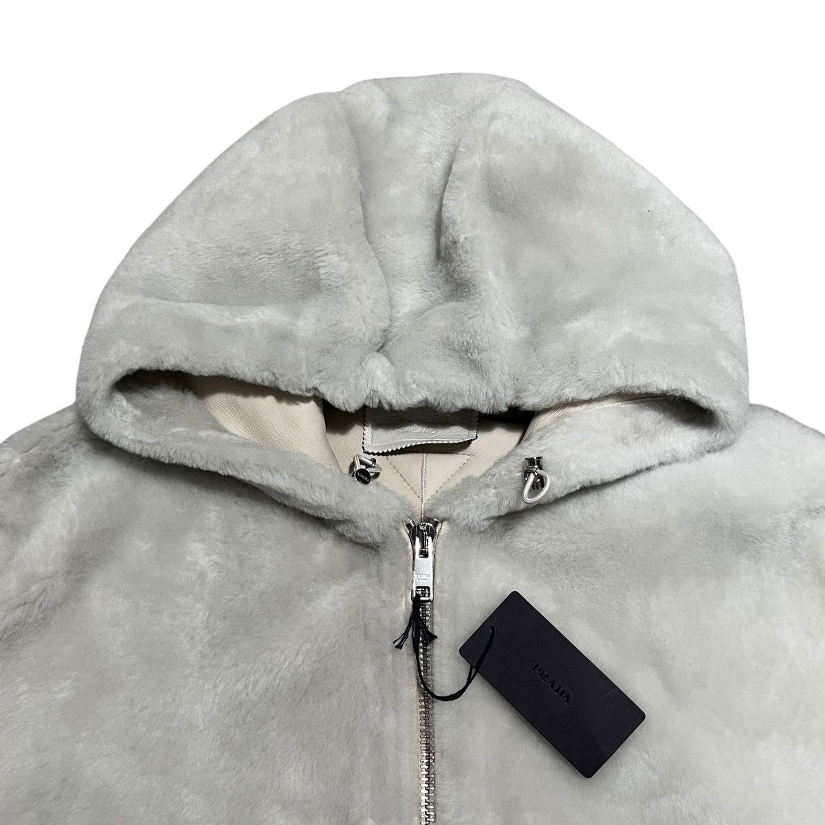 Prada Prada 2023AW × Raf simons Mink Fur Sheepskin Leather Hoodie Size US M / EU 48-50 / 2 - 2 Thumbnail