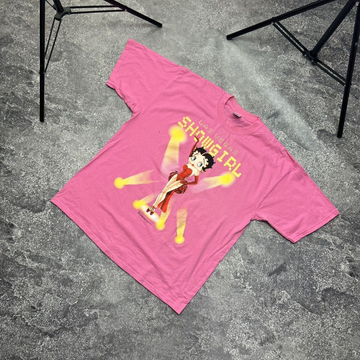 Cartoon Network Vintage Betty Boop 2001 Big Logo Las vegas cartoon tee Size US XL / EU 56 / 4 - 1 Thumbnail