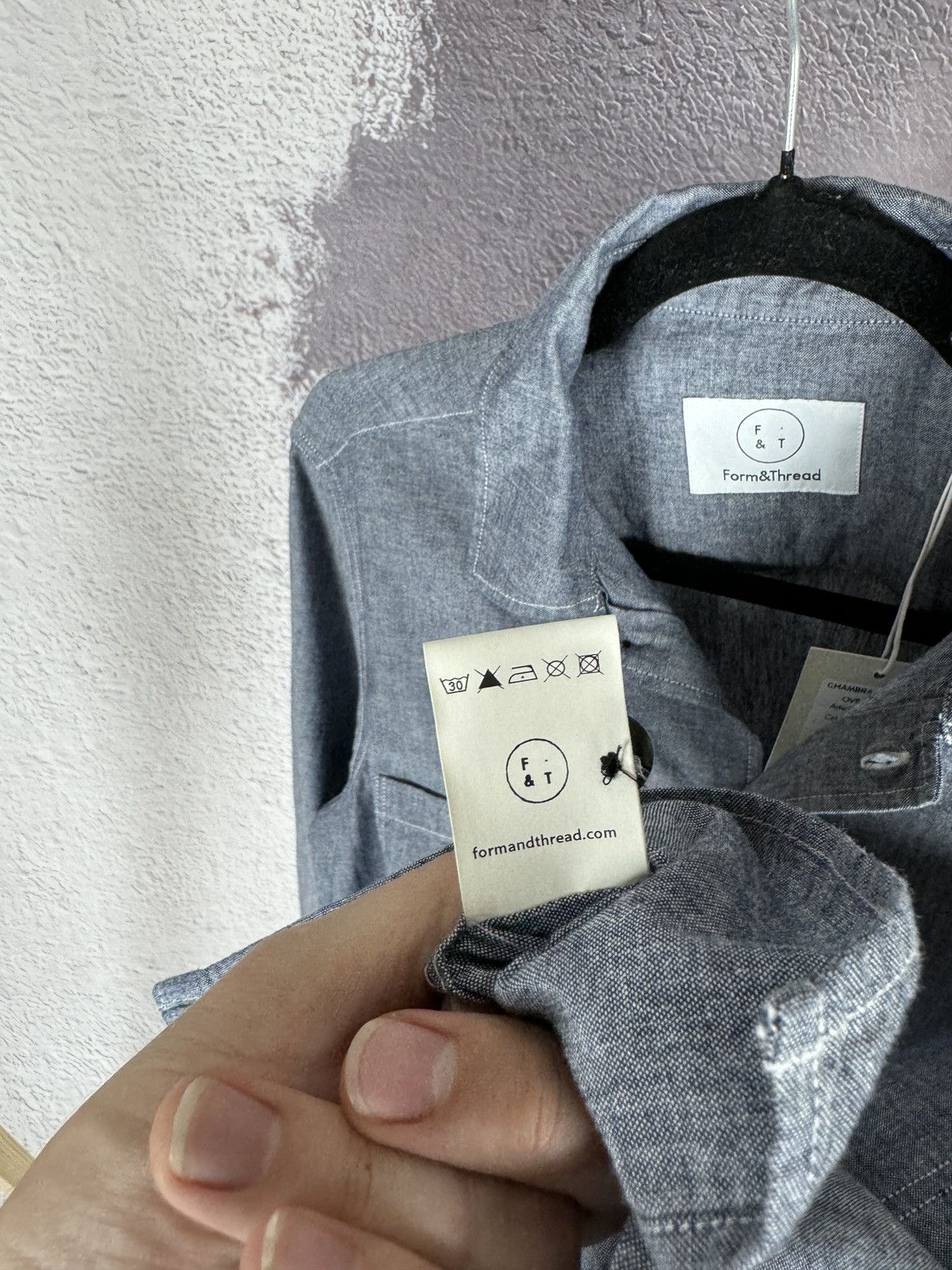 Other Form & Thread Chambray Atelier Overshirt Blue Size US S / EU 44-46 / 1 - 11 Thumbnail