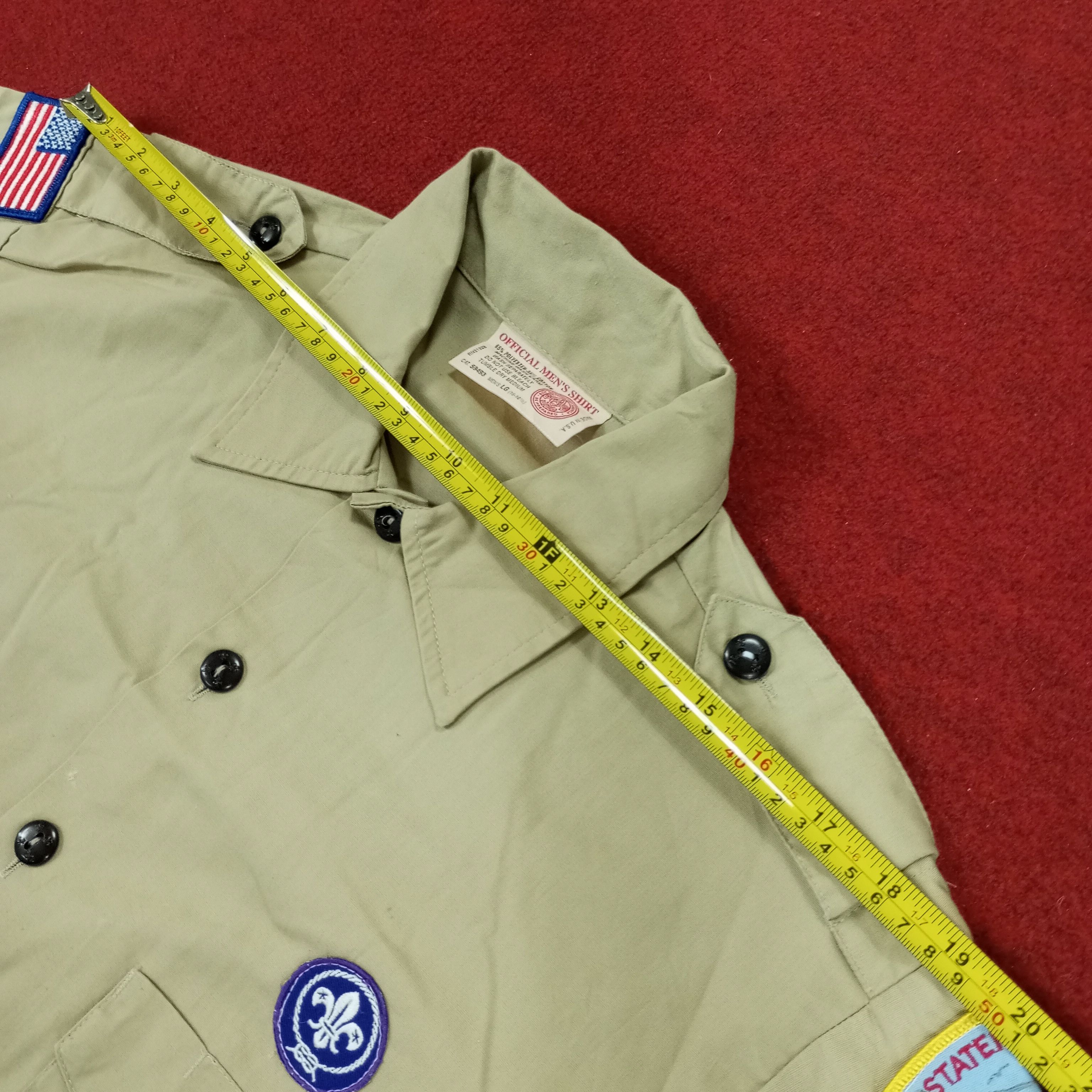 Vintage Boy Scout Of America Uniform Shirt Style Size US XL / EU 56 / 4 - 10 Thumbnail