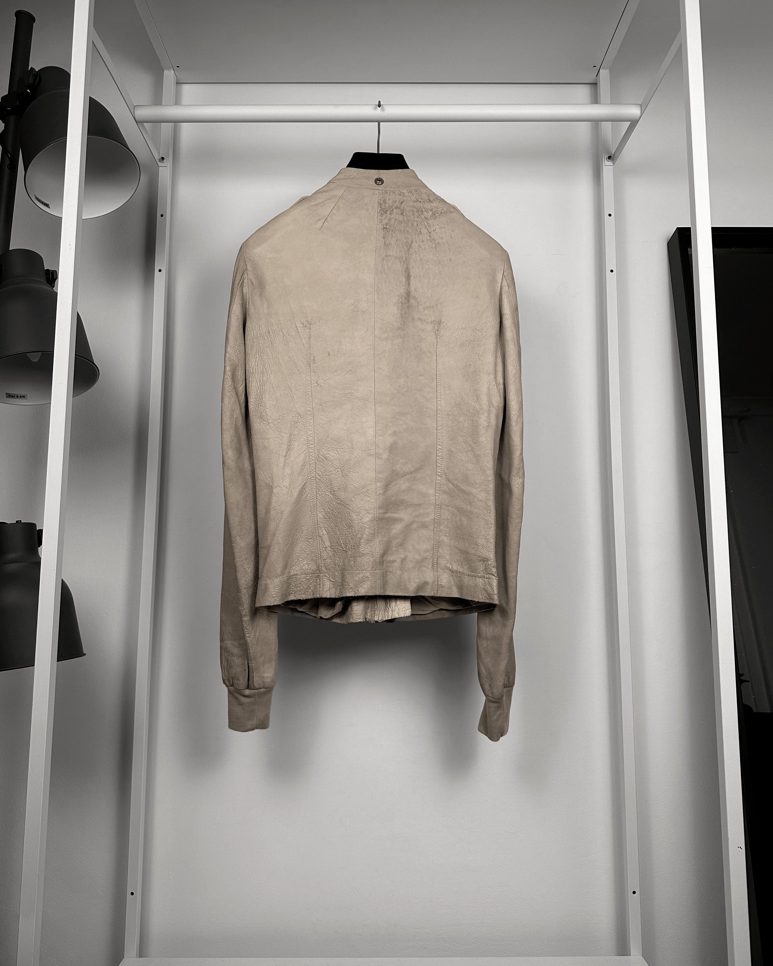 Rick Owens Rick Owens Cracked Blistered Sternberg Leather Jacket Size US M / EU 48-50 / 2 - 2 Thumbnail