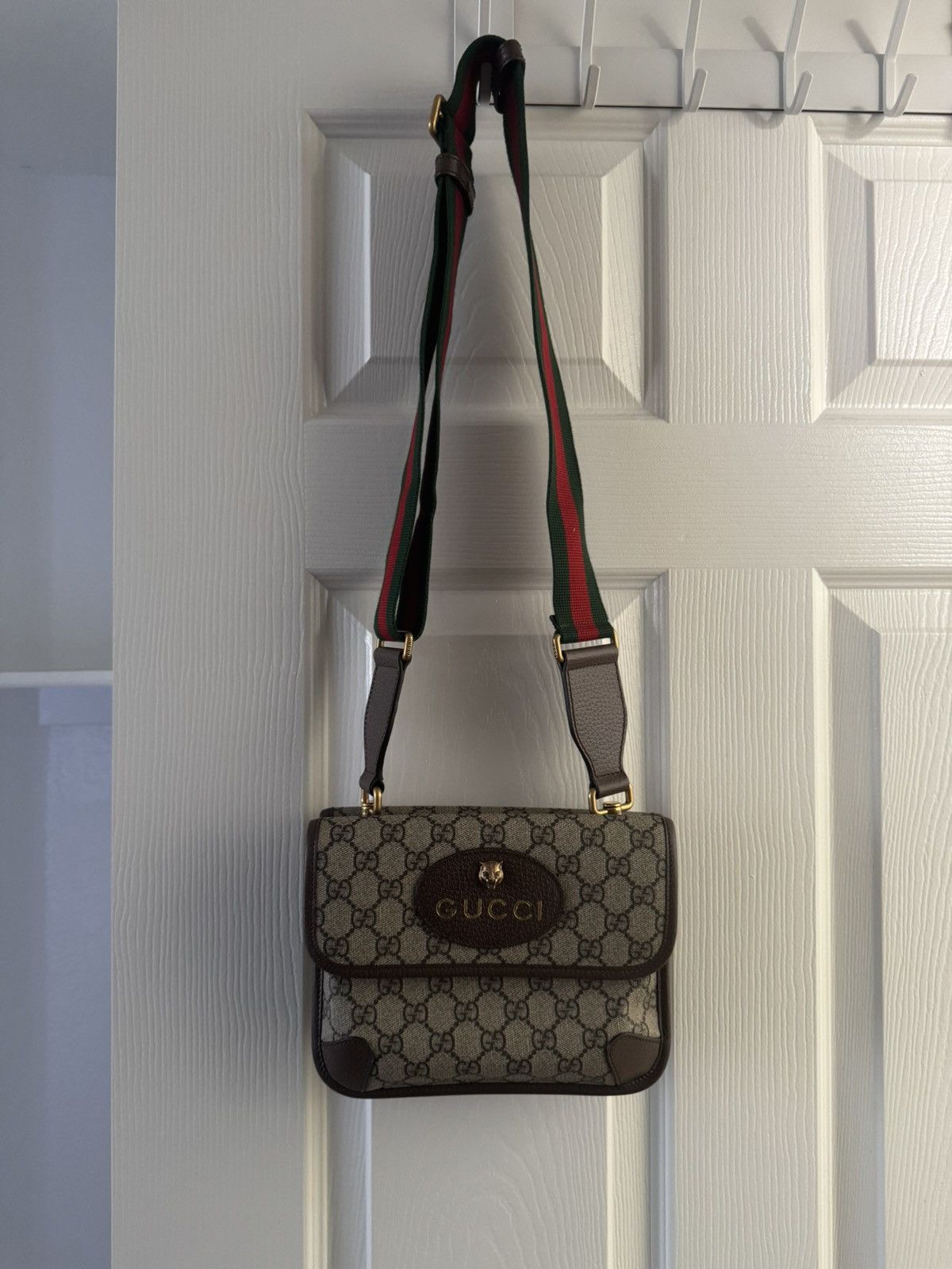 Gucci Gucci Supreme Web Neo Vintage Double Flap Messenger Bag Size ONE SIZE - 1 Thumbnail