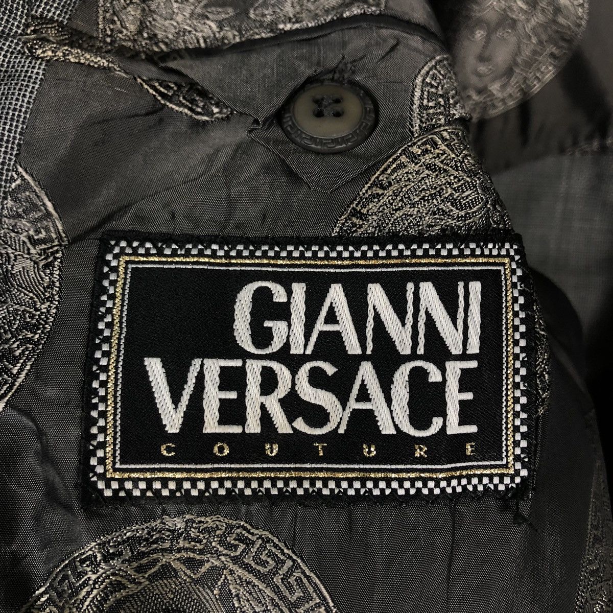 Versace 🔥Double Breast Suits Coat Gianni Versace Size US M / EU 48-50 / 2 - 13 Thumbnail