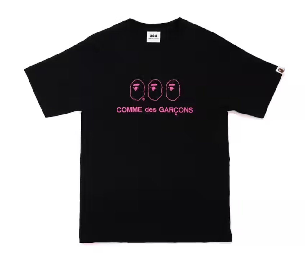 image of Bape X Cdg Osaka Tee in Black, Men's (Size XL)