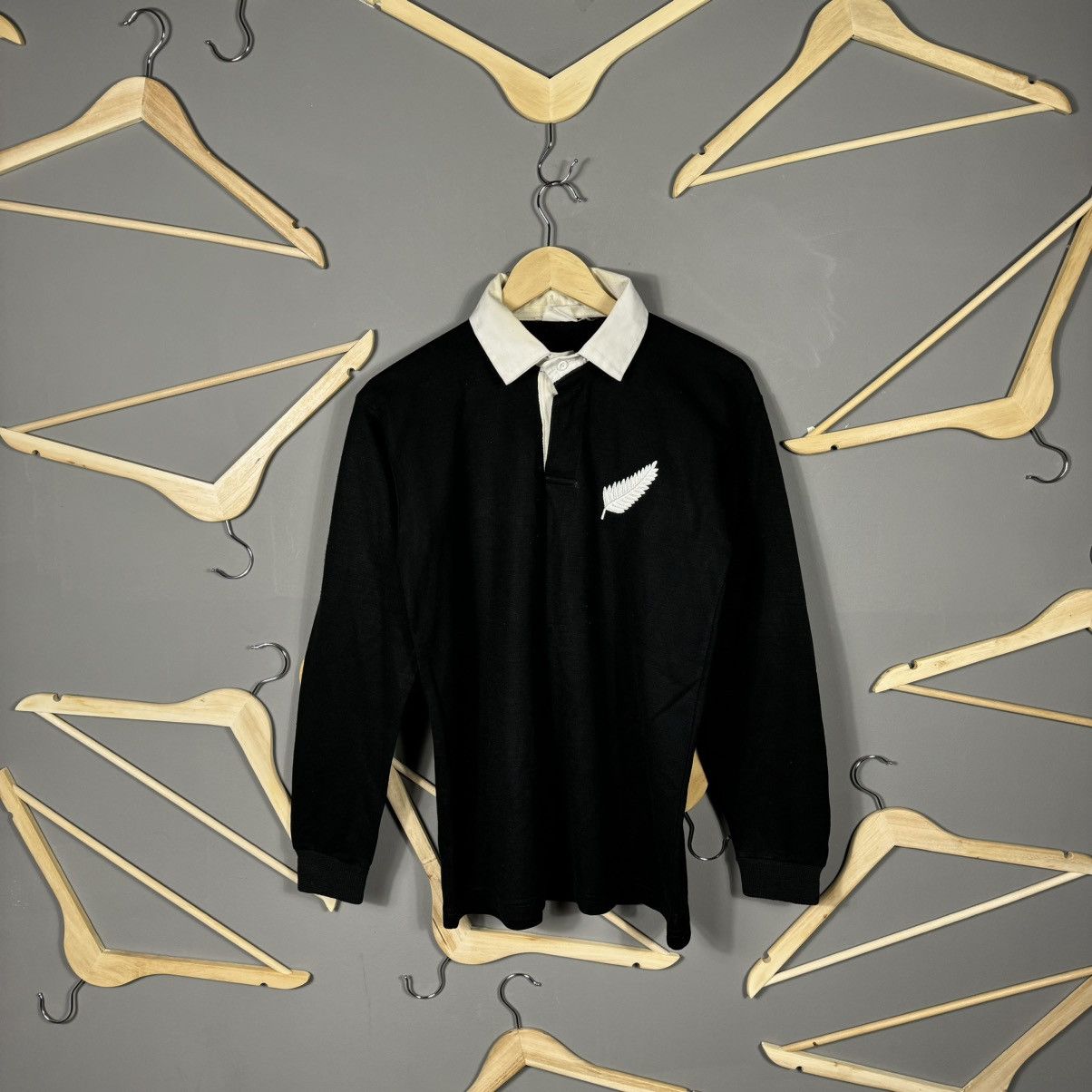 Canterbury of New Zealand Vintage 80s All Blacks Rugby Jersey Size US M / EU 48-50 / 2 - 2 Thumbnail