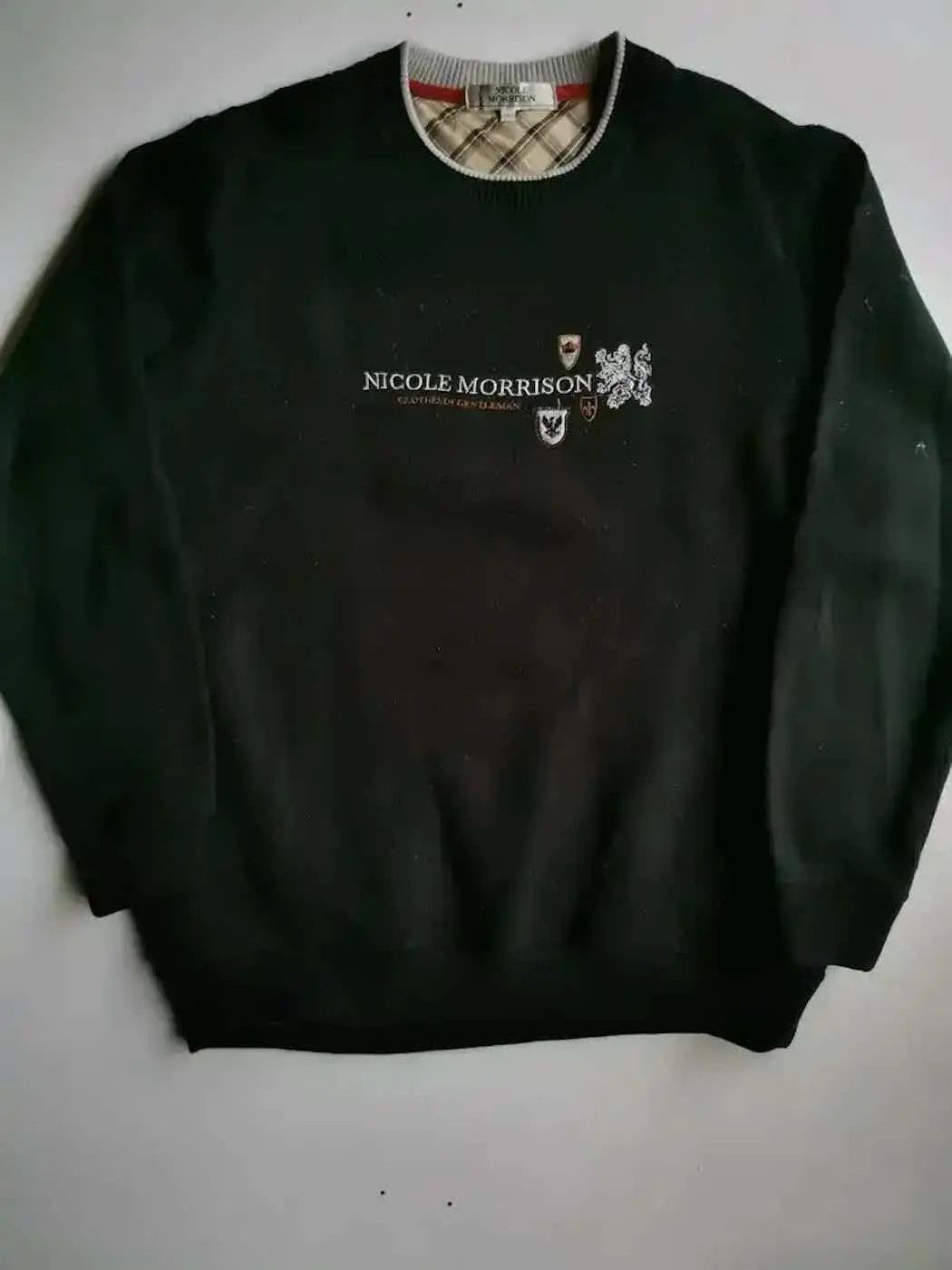 Vintage Vintage Nicole Morrison Big Logo Sweatshirt Size US L / EU 52-54 / 3 - 1 Thumbnail