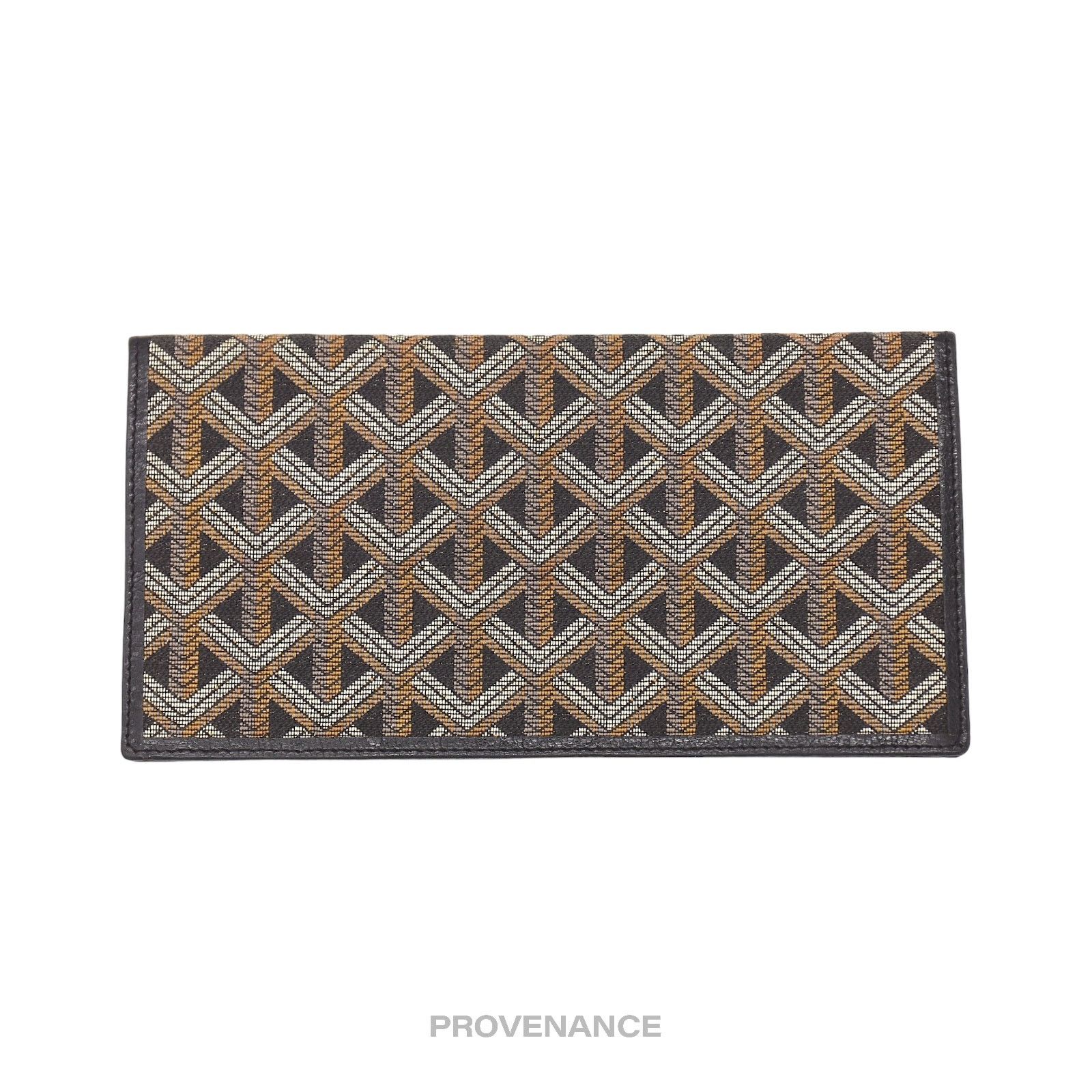 Goyard 🔴 Goyard Long Wallet - Black Jacquard Goyardine Size ONE SIZE - 1 Thumbnail