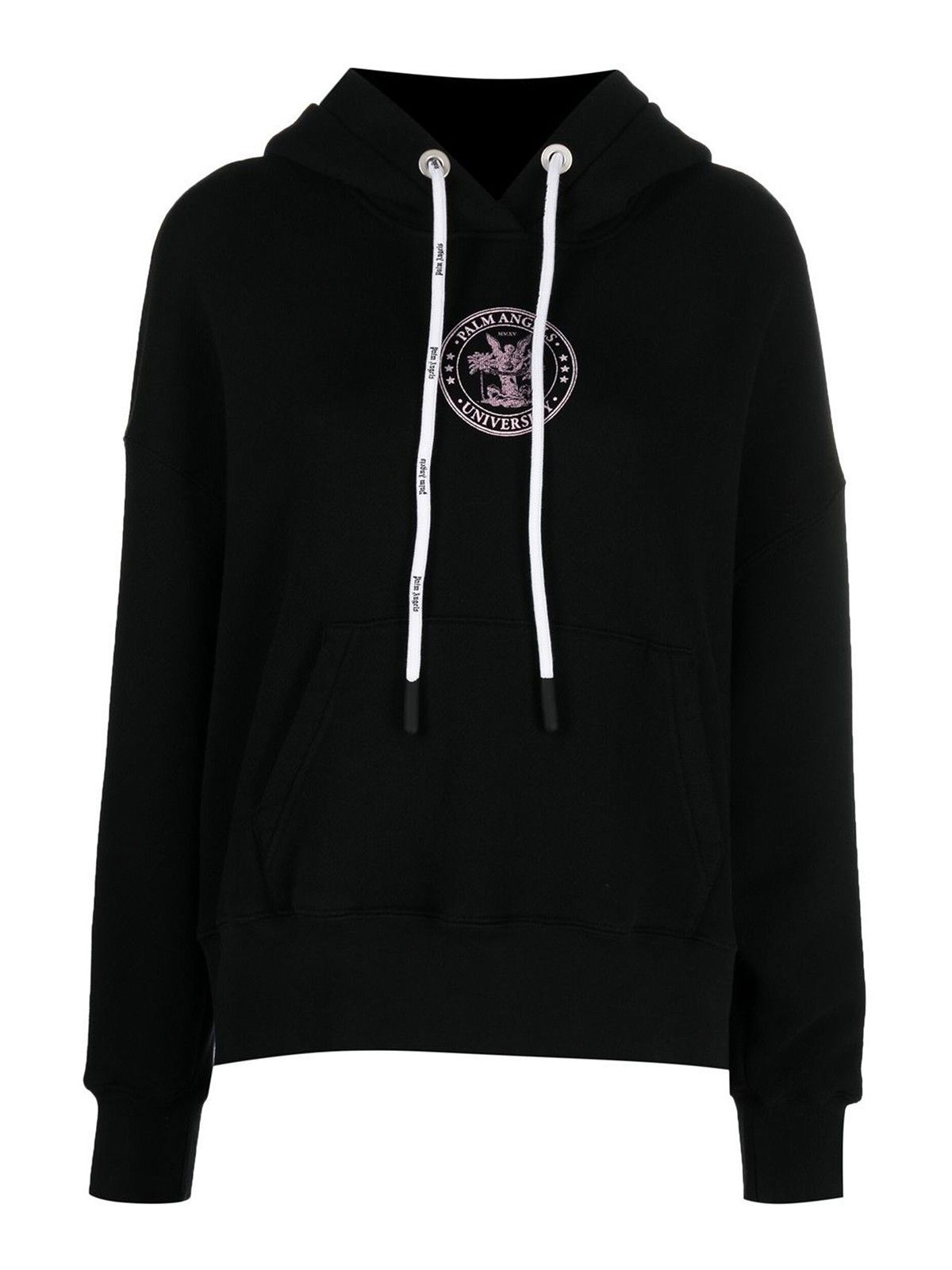 image of Palm Angels O1Mle0524 Classic Hoodie In Black, Women's (Size XS)