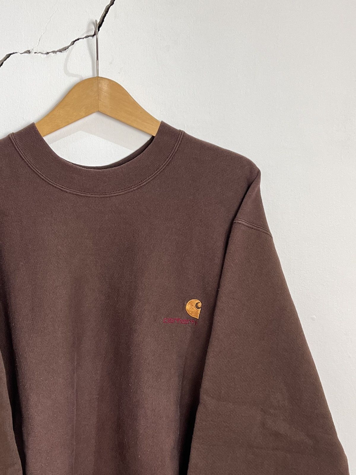Carhartt 1980s Carhartt Brown Sweatshirt 80s Vintage Oakley Stussy Size US XL / EU 56 / 4 - 5 Thumbnail