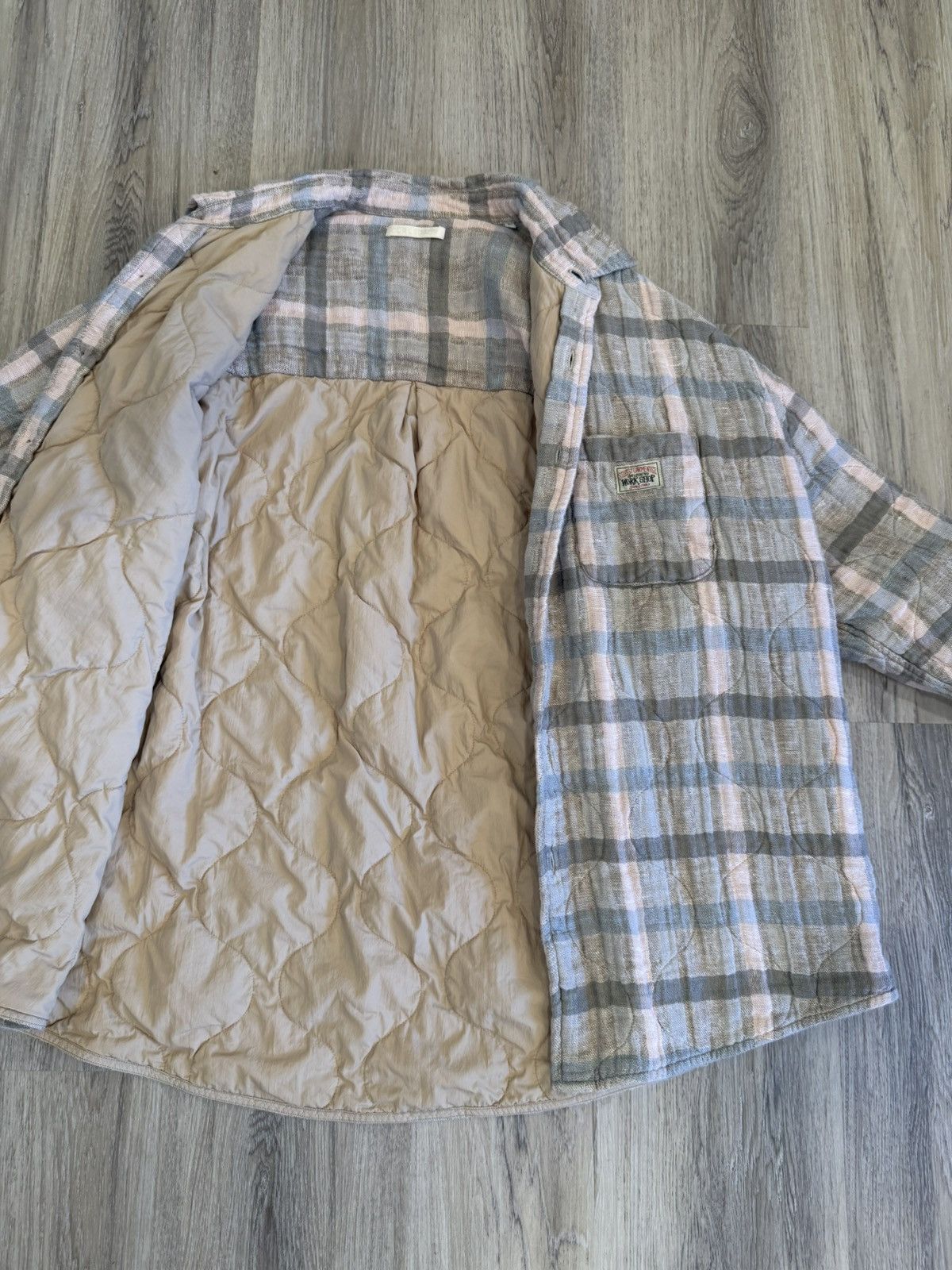 Our Legacy × Stussy Stussy Our Legacy Borrowed Flannel Quilted Jacket Size US L / EU 52-54 / 3 - 4 Thumbnail