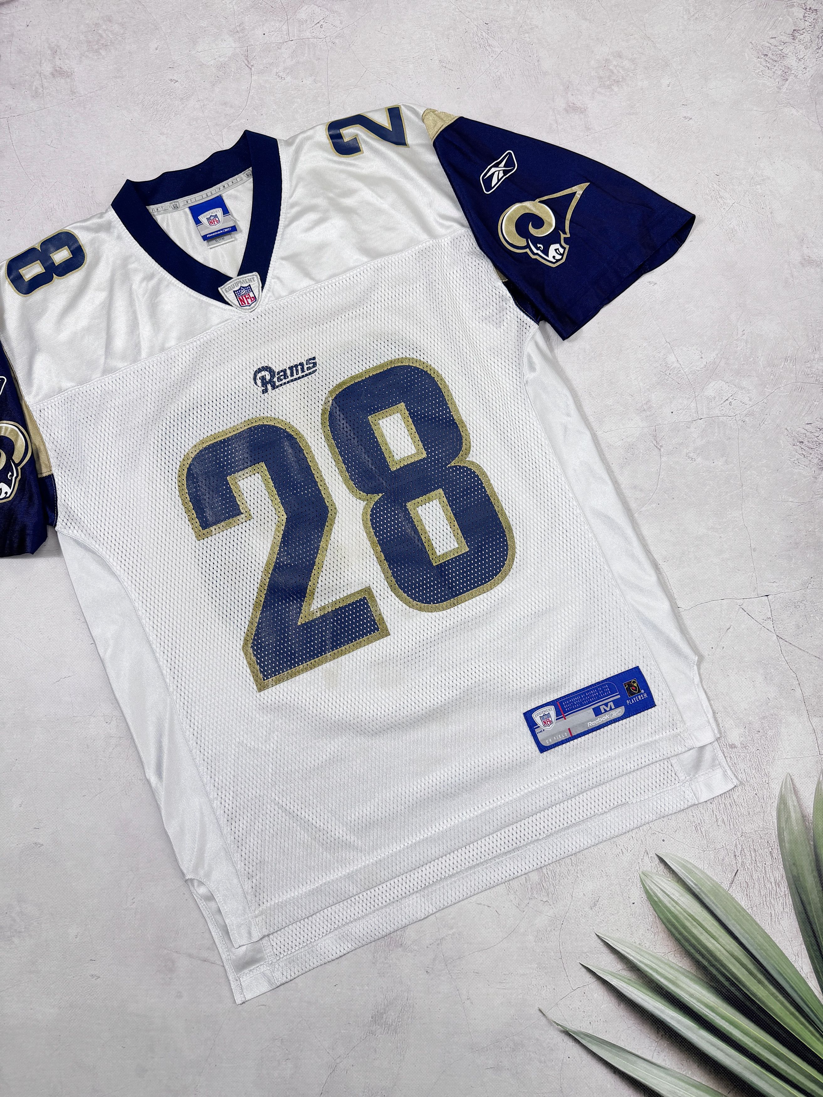NFL Y2K Los Angeles Rams NFL Jersey #28 FAULK by Reebok Size US L / EU 52-54 / 3 - 6 Thumbnail
