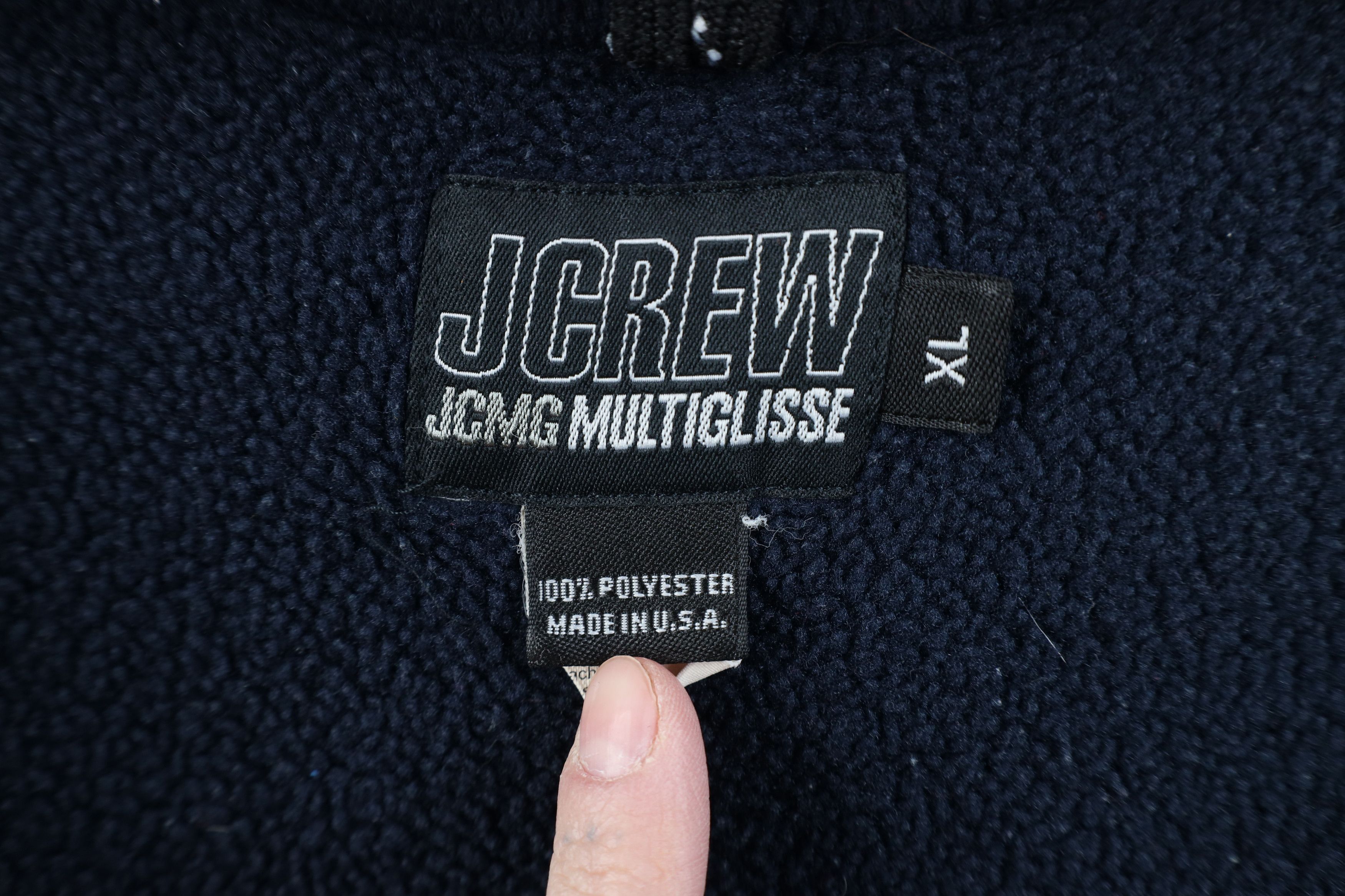 J.Crew Vintage 90s J Crew Polartec Fleece Vest Jacket Navy Blue USA Size US XL / EU 56 / 4 - 8 Thumbnail
