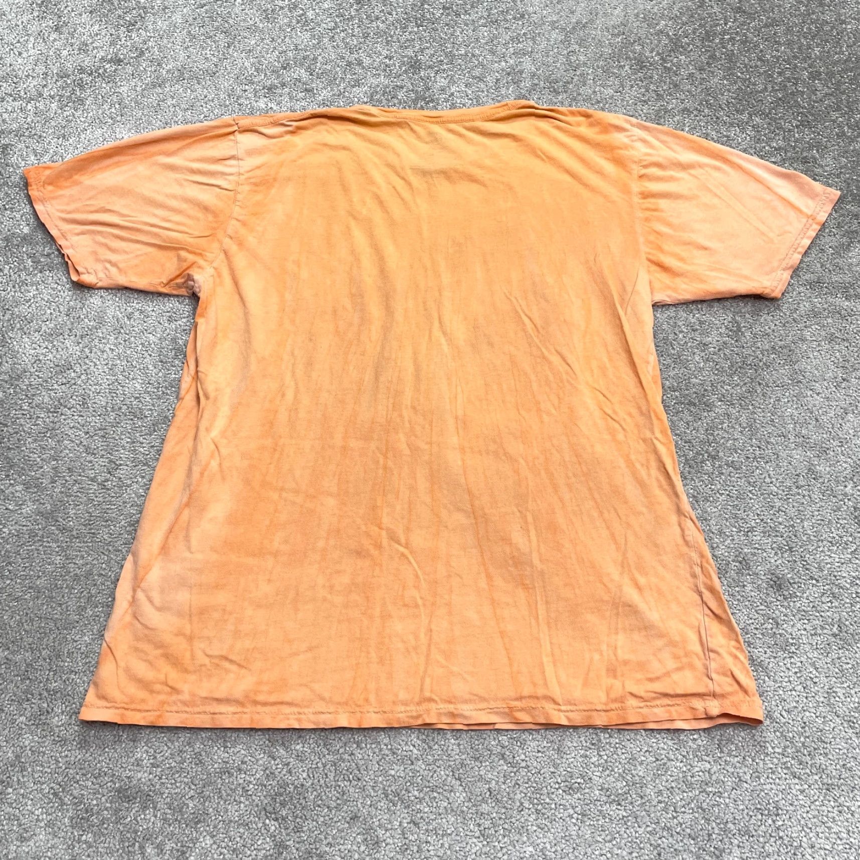 Disney Disney T-Shirt Mens XL Orange Cotton Mickey Mouse 90s Tie-Dye Graphic Crew Neck Short Sleeve Vintage, Disney, Logo, Graphic Print Size US XL / EU 56 / 4 - 2 Thumbnail