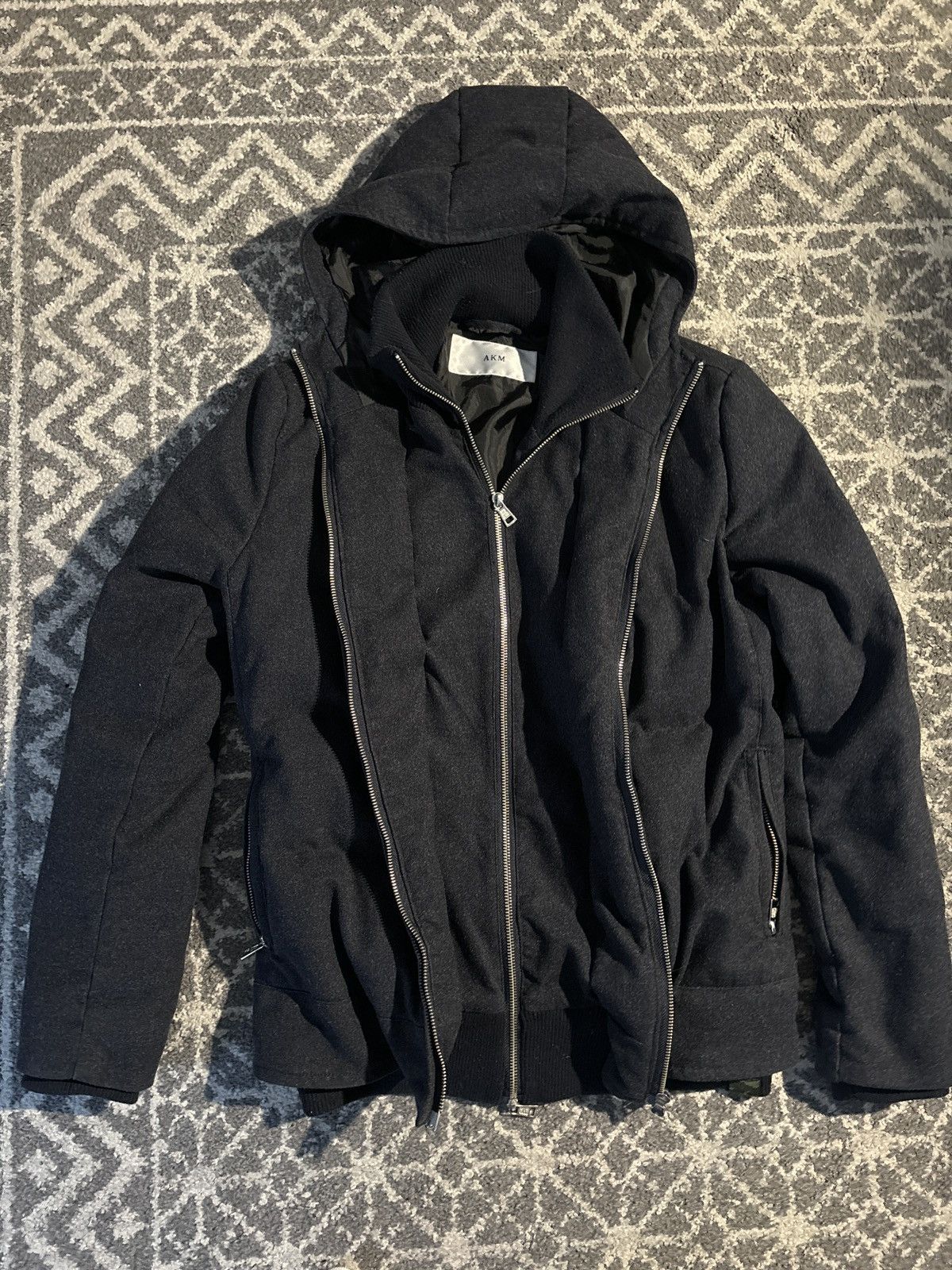 AKM AKM 2 in one down jacket Navy Size US M / EU 48-50 / 2 - 3 Thumbnail