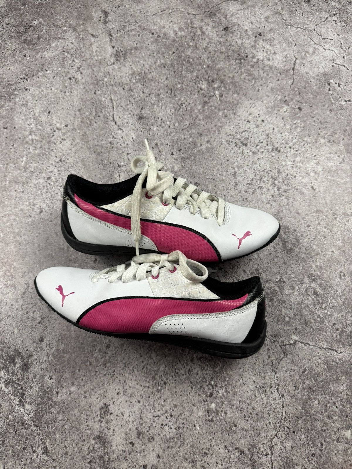 Puma 00s Vintage Puma Speedcat Y2K White/Pink Sneakers Japanesse Size US 6 / EU 39 - 2 Thumbnail