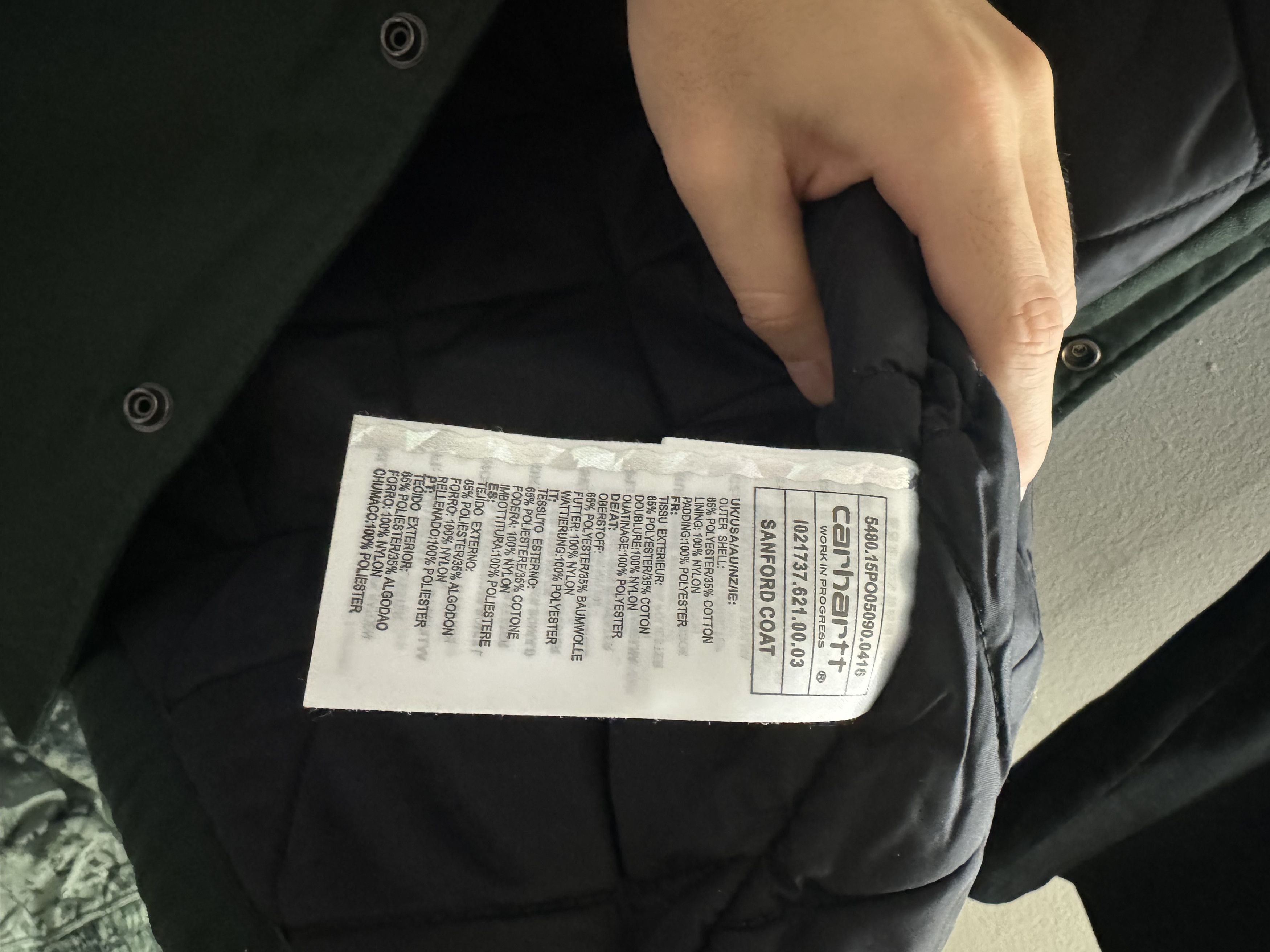 Carhartt Wip Carhartt Work in Progress Light Long Jacket Warm S Size US XS / EU 42 / 0 - 9 Thumbnail